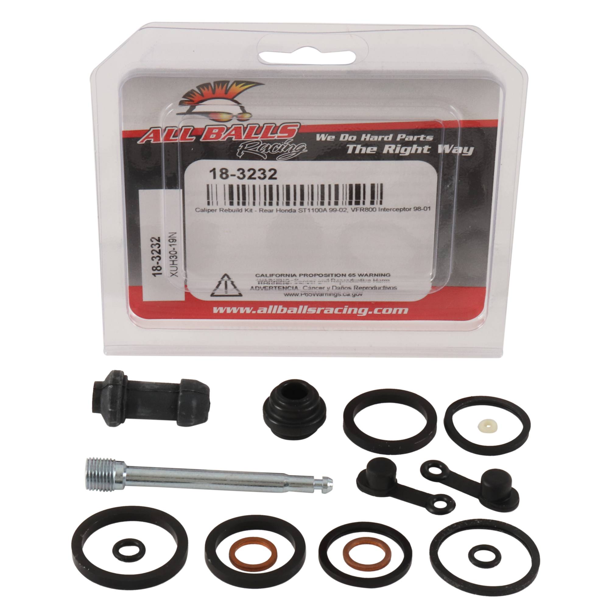 All Balls Rear Caliper Rebuild Kit 18-3232 for Honda ST 1100 A ABS 99-02