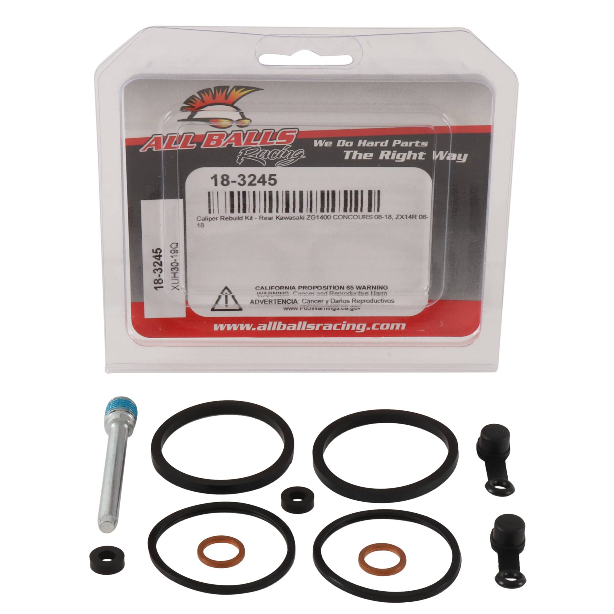 All Balls Rear Caliper Rebuild Kit 18-3245 for Kawasaki ZG 1400 B