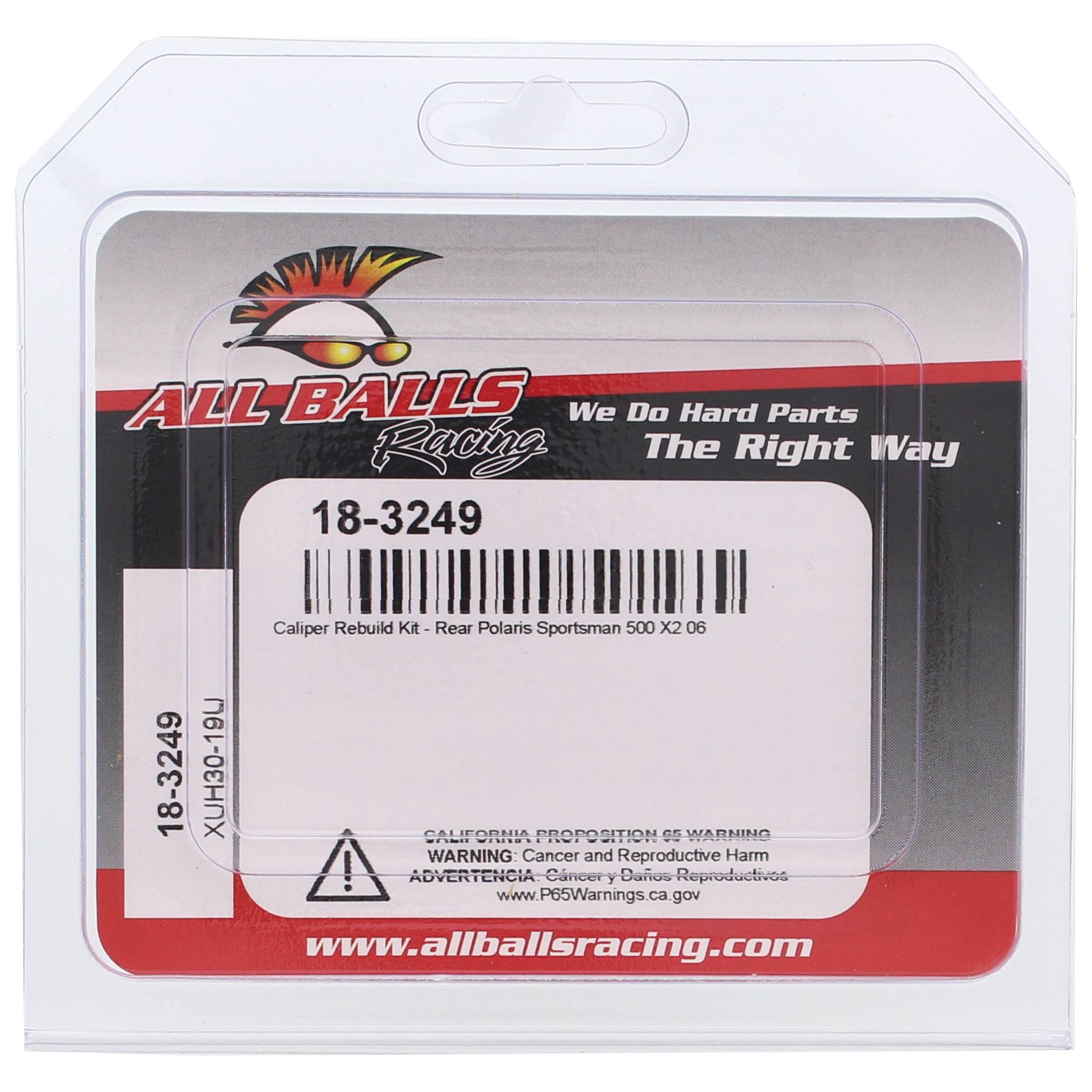All Balls Rear Caliper Rebuild Kit 18-3249 for Polaris Sportsman 500 X2