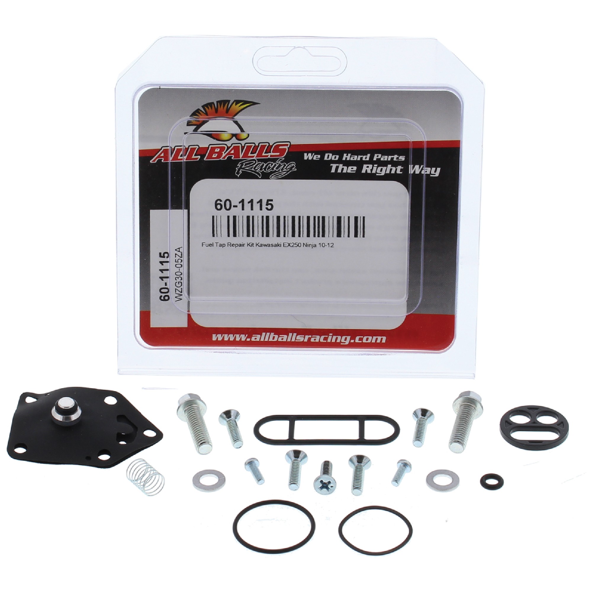 All Balls Fuel Tap Repair Kit 60-1115 for Kawasaki EX 250 Ninja 10 11 12