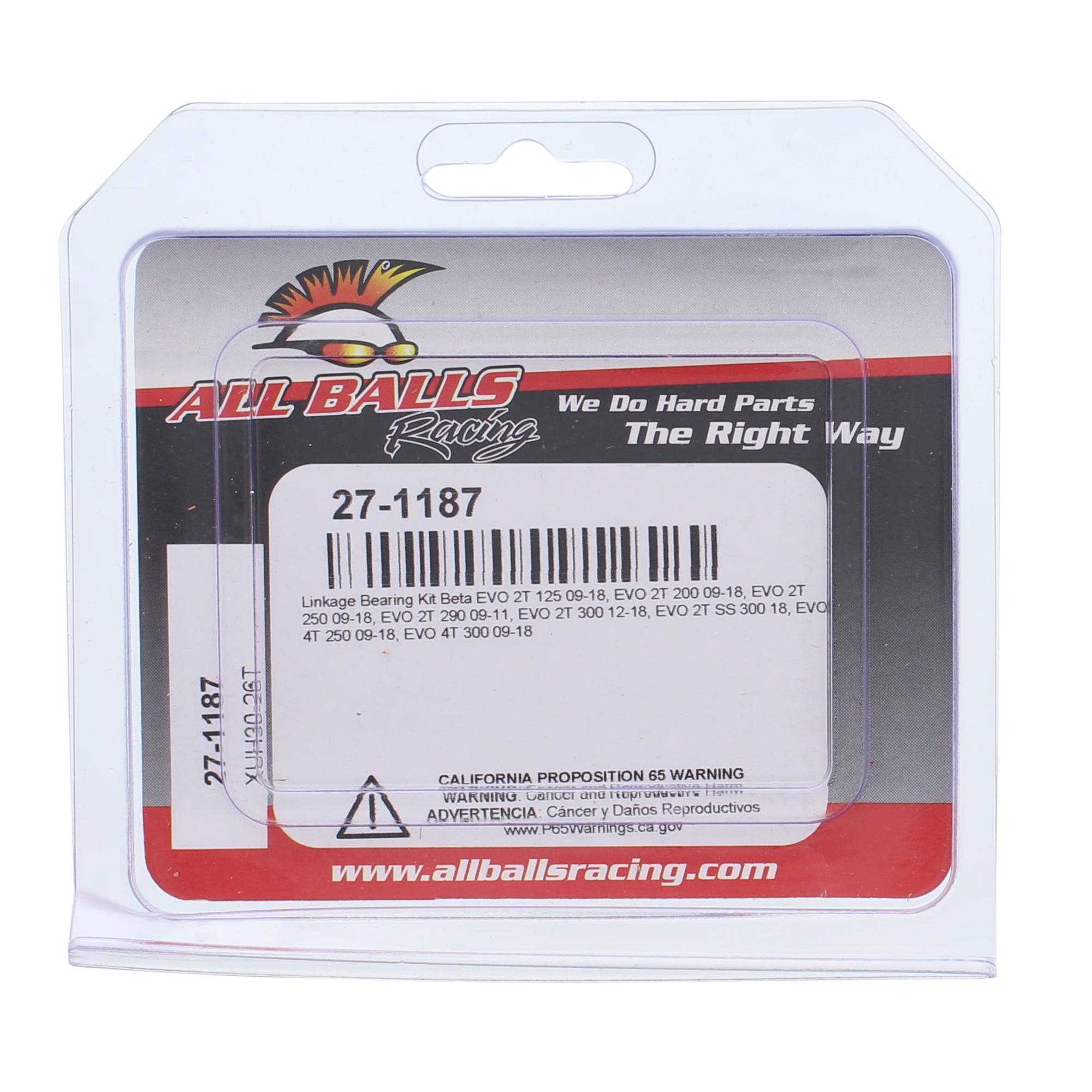 All Balls Linkage Bearing Kit for Beta Evo 125 2T 09-17, Evo 200 2T 09-17