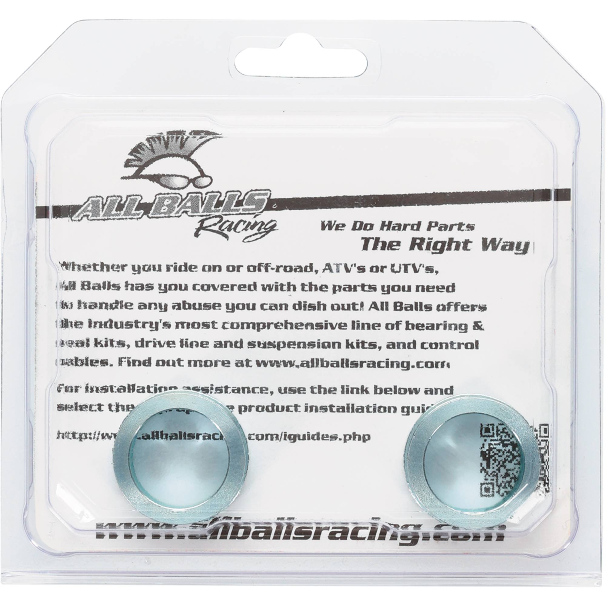 All Balls Front Wheel Spacer Kit 11-1089 for KTM 125 SX 00-02, 400 XC-W 07