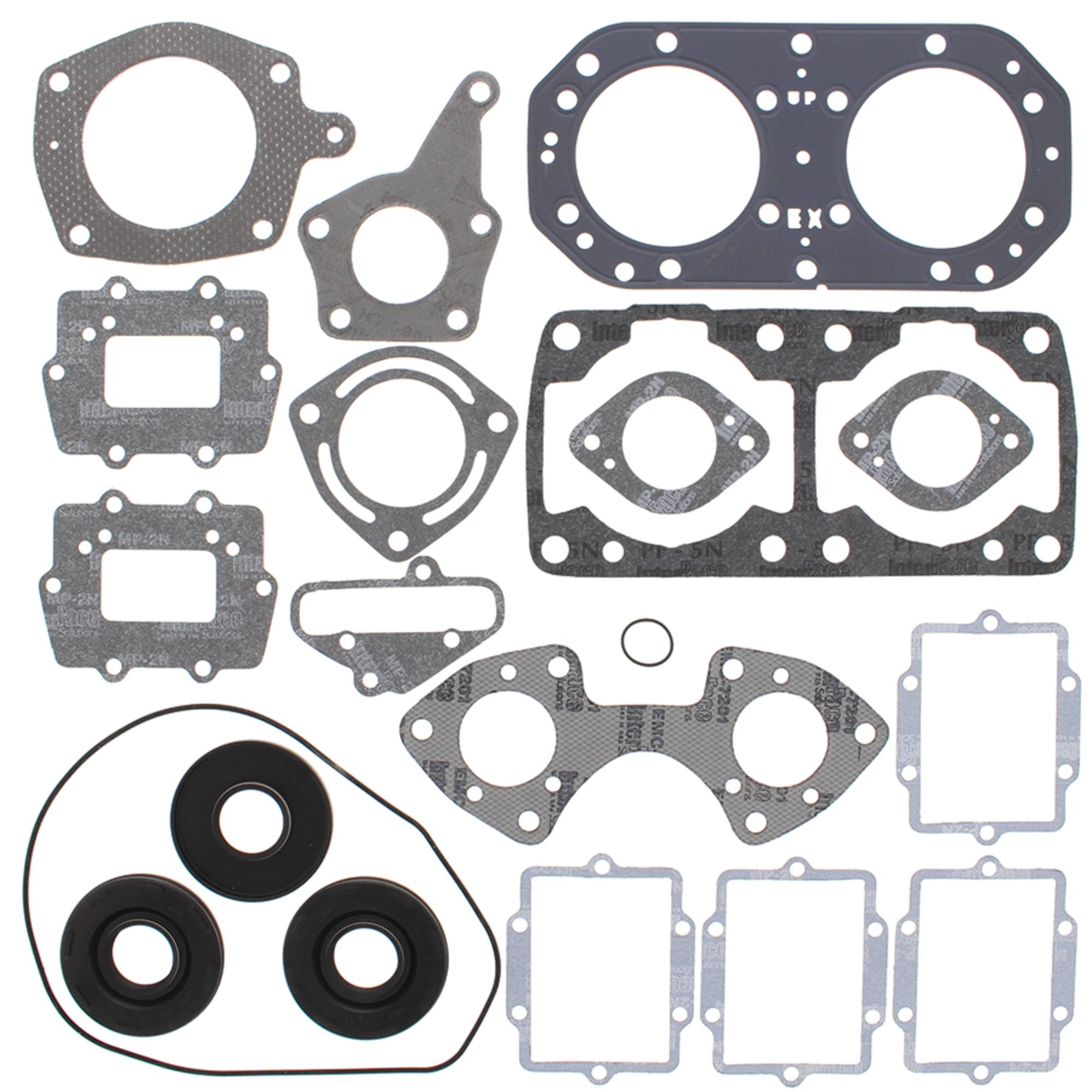 Winderosa Gasket Set with Oil Seals for Kawasaki JS 750 SX 92-96