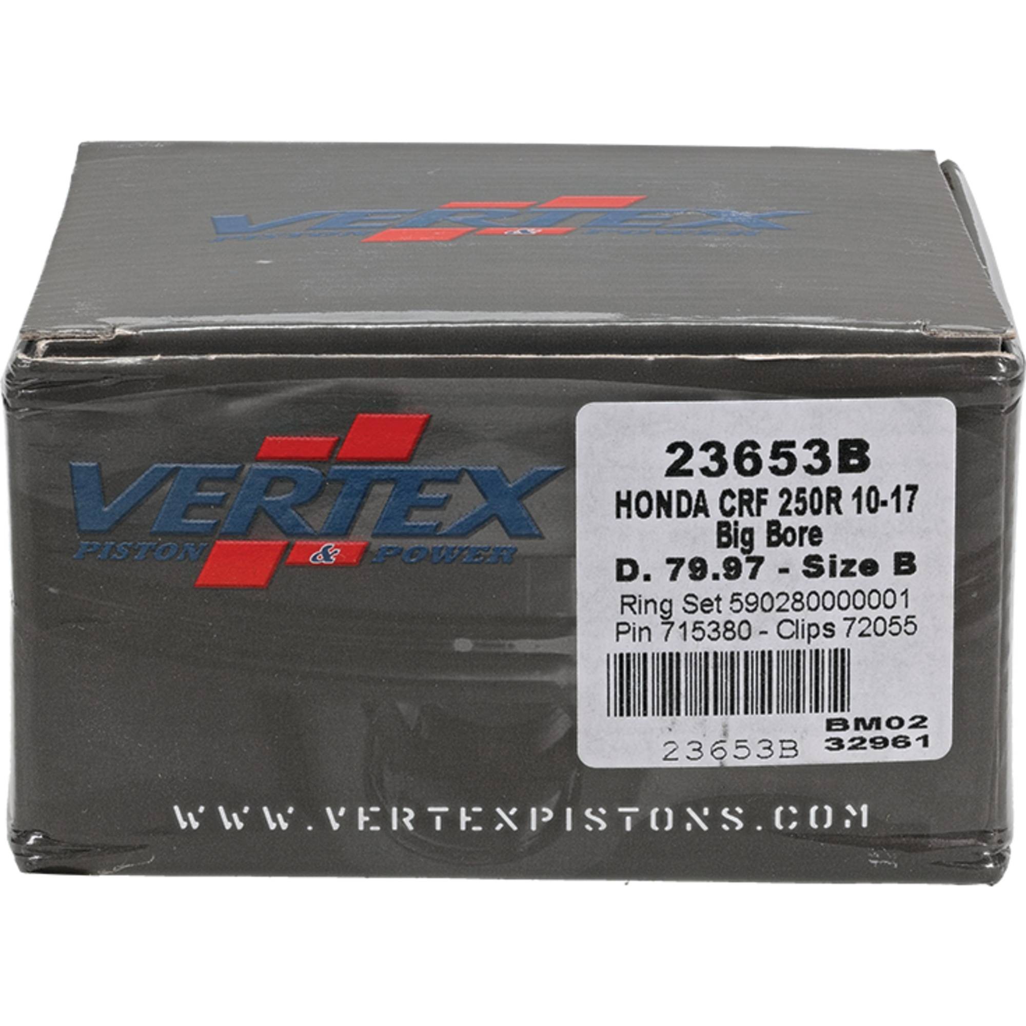 Vertex Big Bore Piston Kit for Honda CRF 250 R 2010-2017 23653B