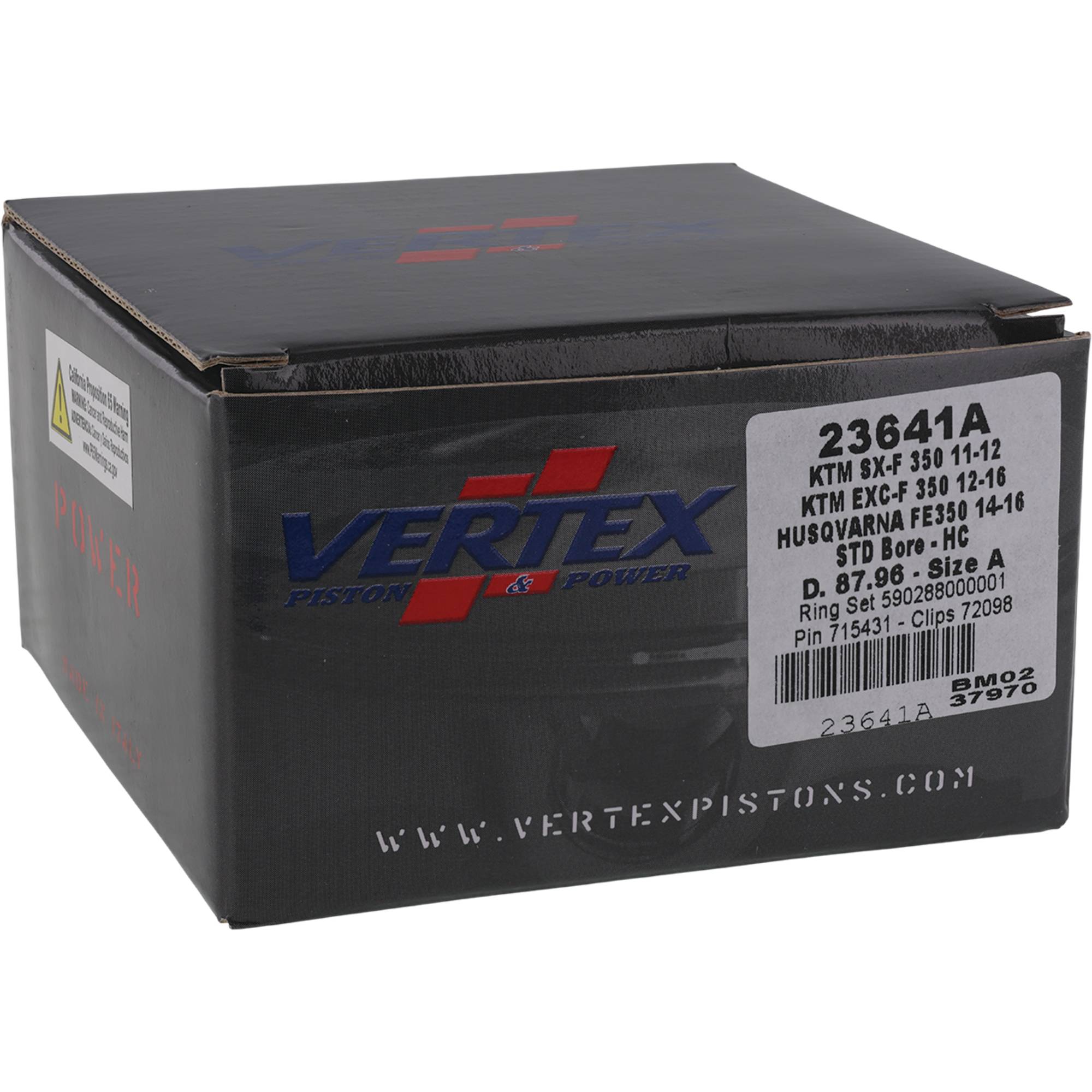 Vertex 87.96mm Standard Bore Replica Piston Kit for Ktm 77530107100II 23641A