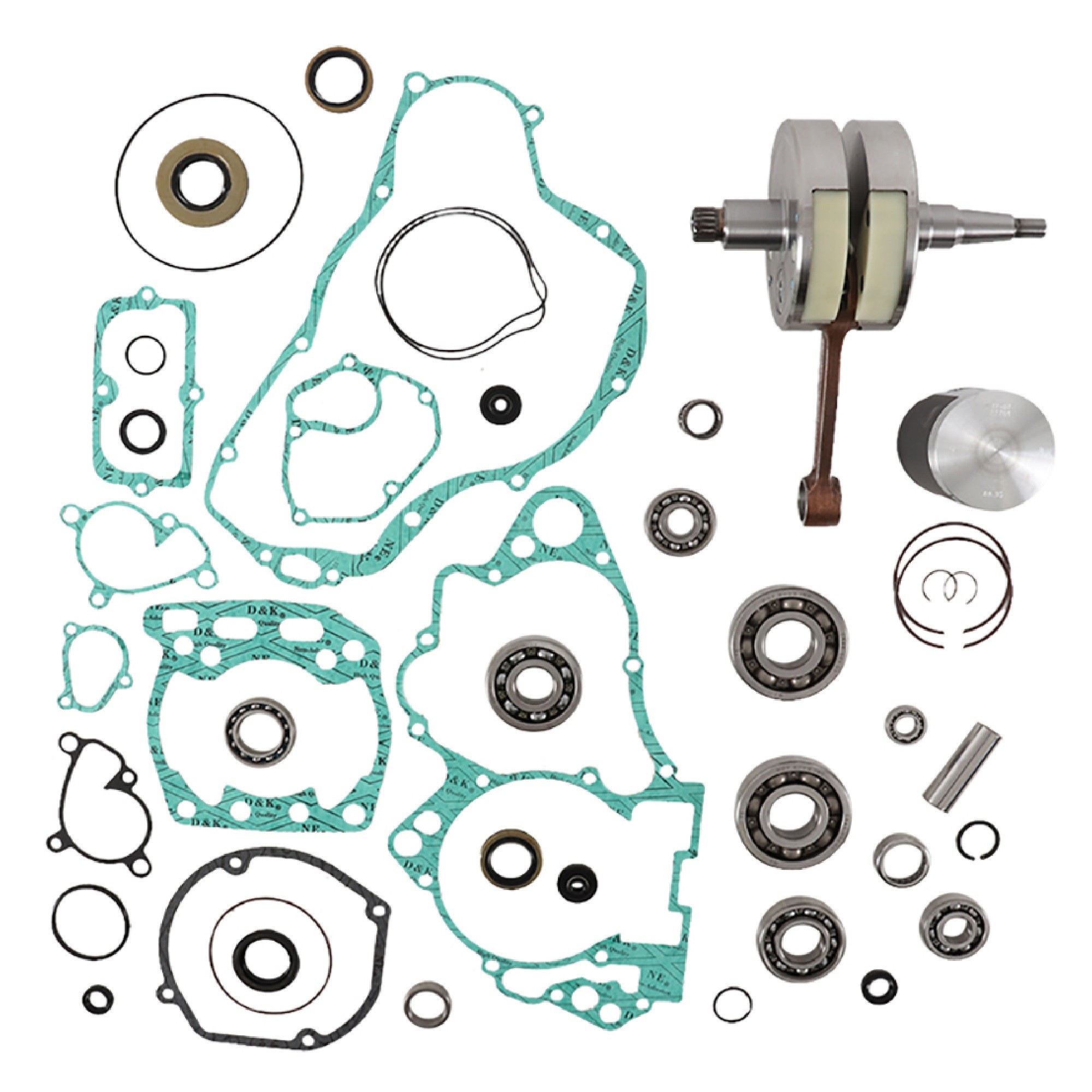 Wrench Rabbit Complete Engine Rebuild Kit for Suzuki RM 250 2005 WR101-064