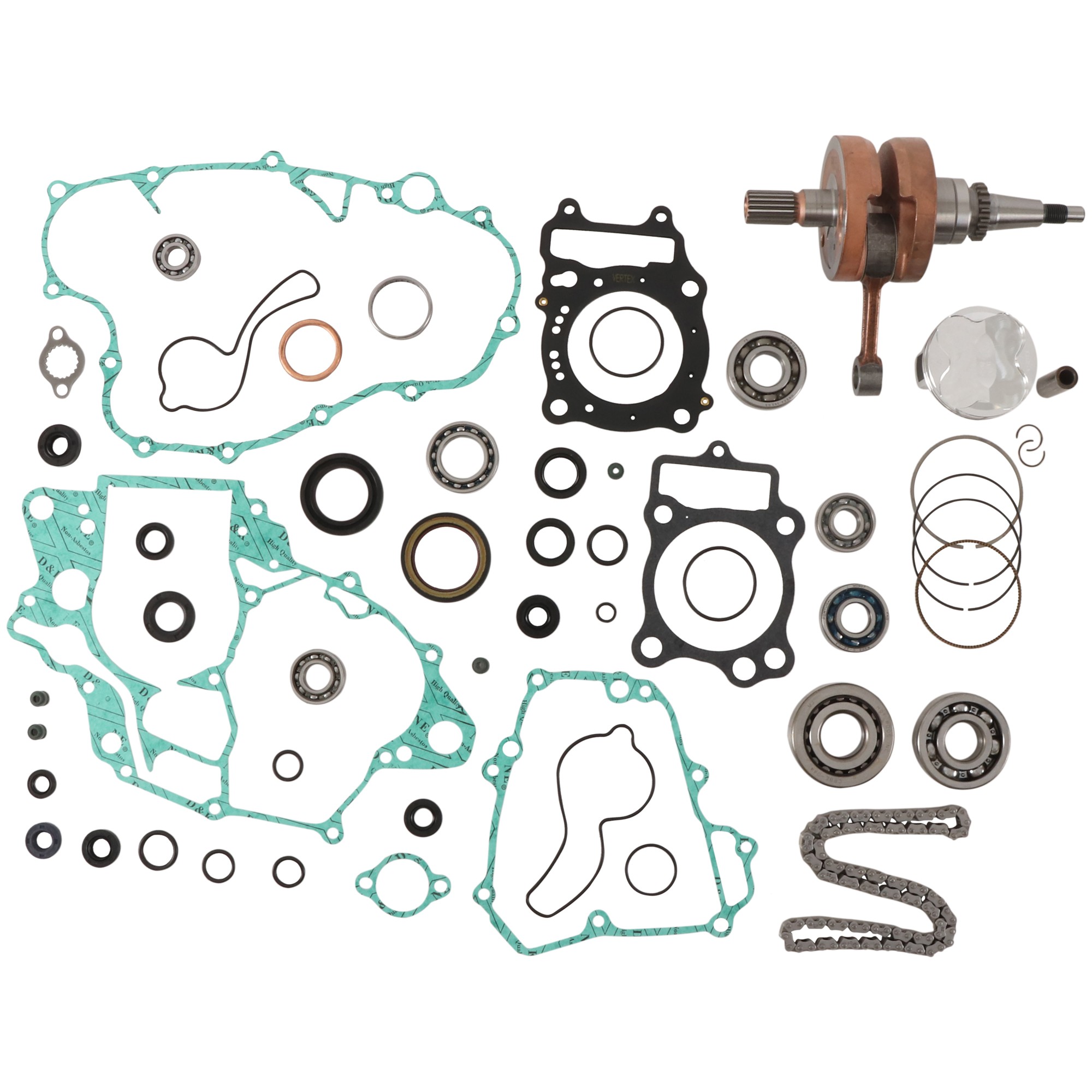 Wrench Rabbit Complete Engine Rebuild Kit for Honda CRF 150 R 2007-2009