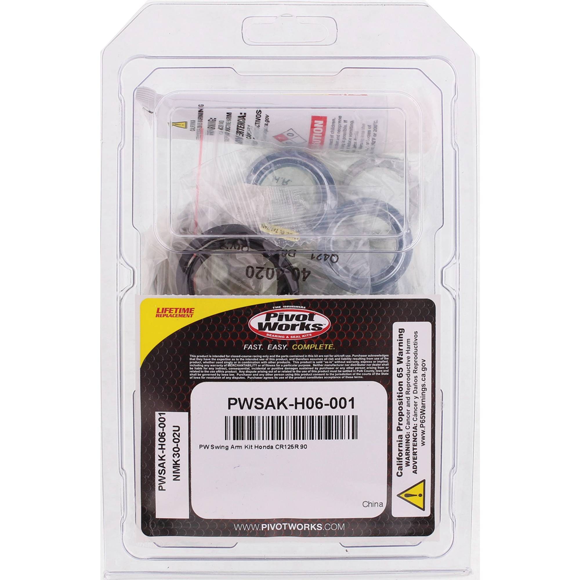 Pivot Works Swing Arm Kit PWSAK-H06-001 for Honda CR 125 R 1990