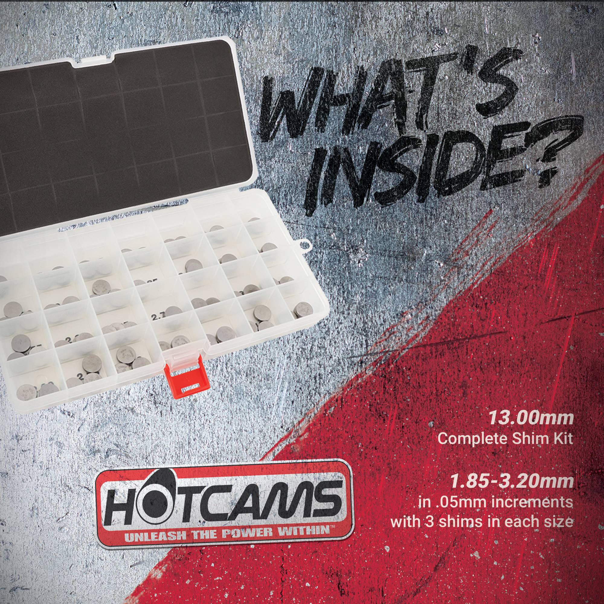 Hot Cams Shim Kits for Kawasaki ZR 1100 A Zephyr 1992-1995 HCSHIM32