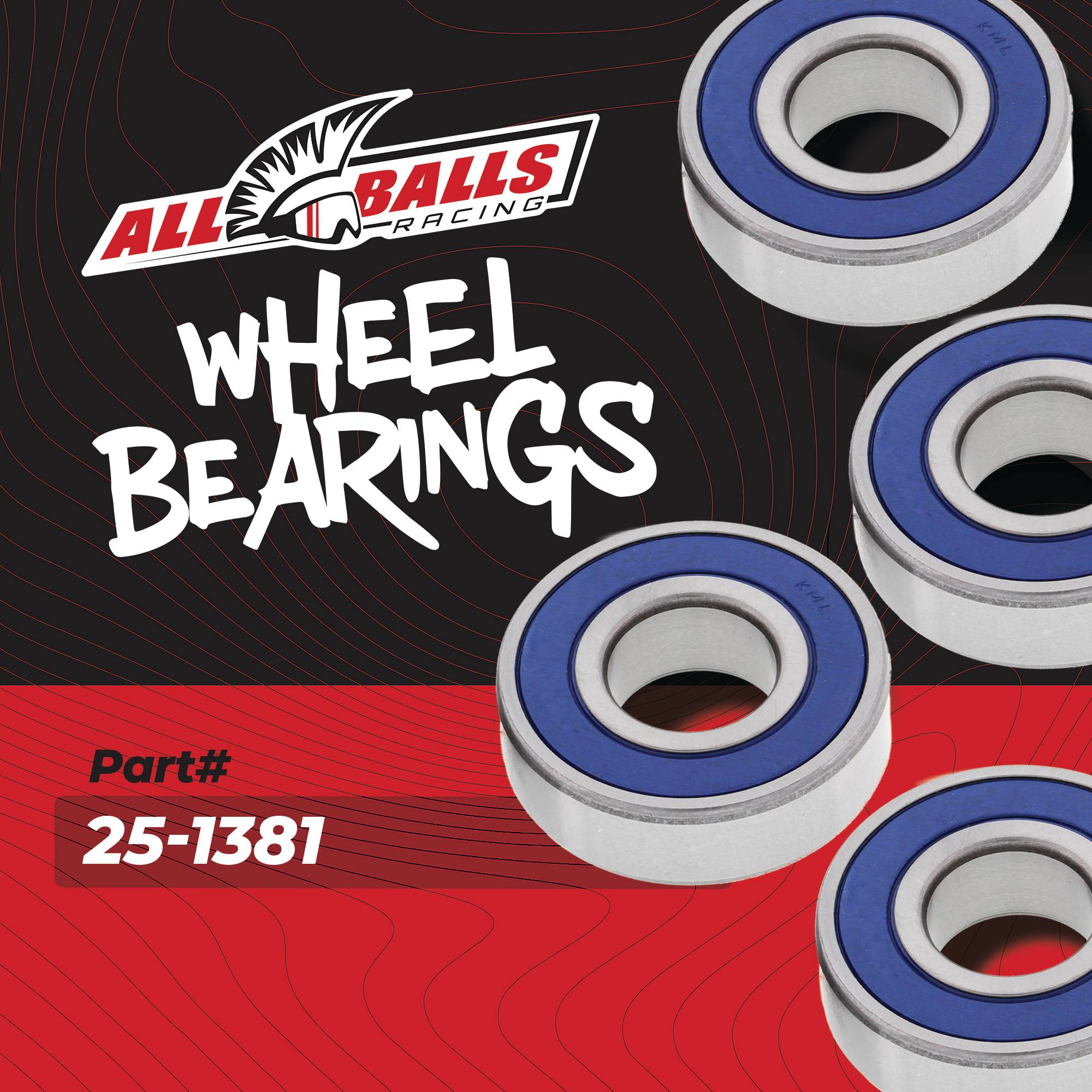 All Balls Wheel Bearing Kit for Honda