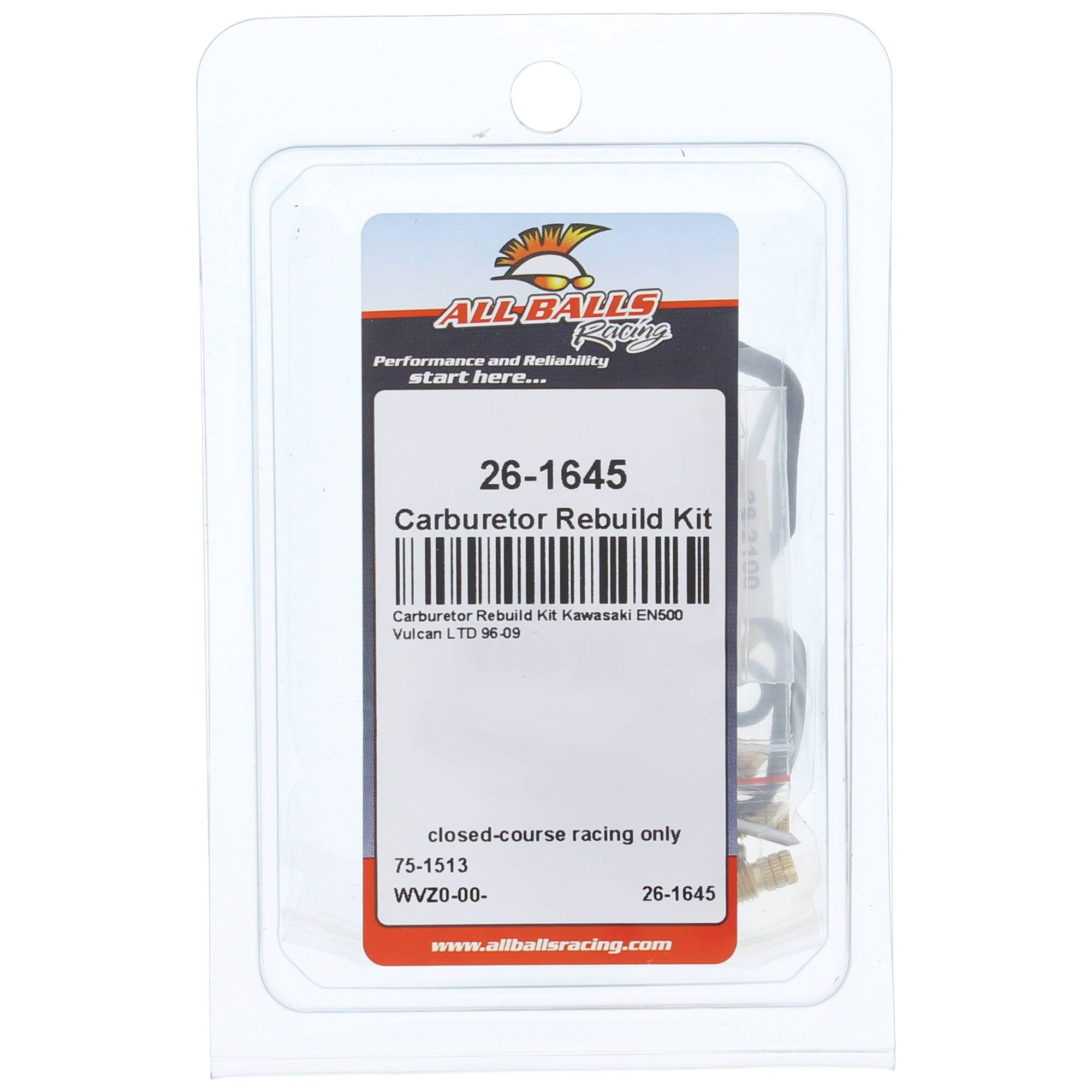 All Balls Carburetor Rebuild Kit 26-1645 for Kawasaki EN 500 C Vulcan LTD 96-09