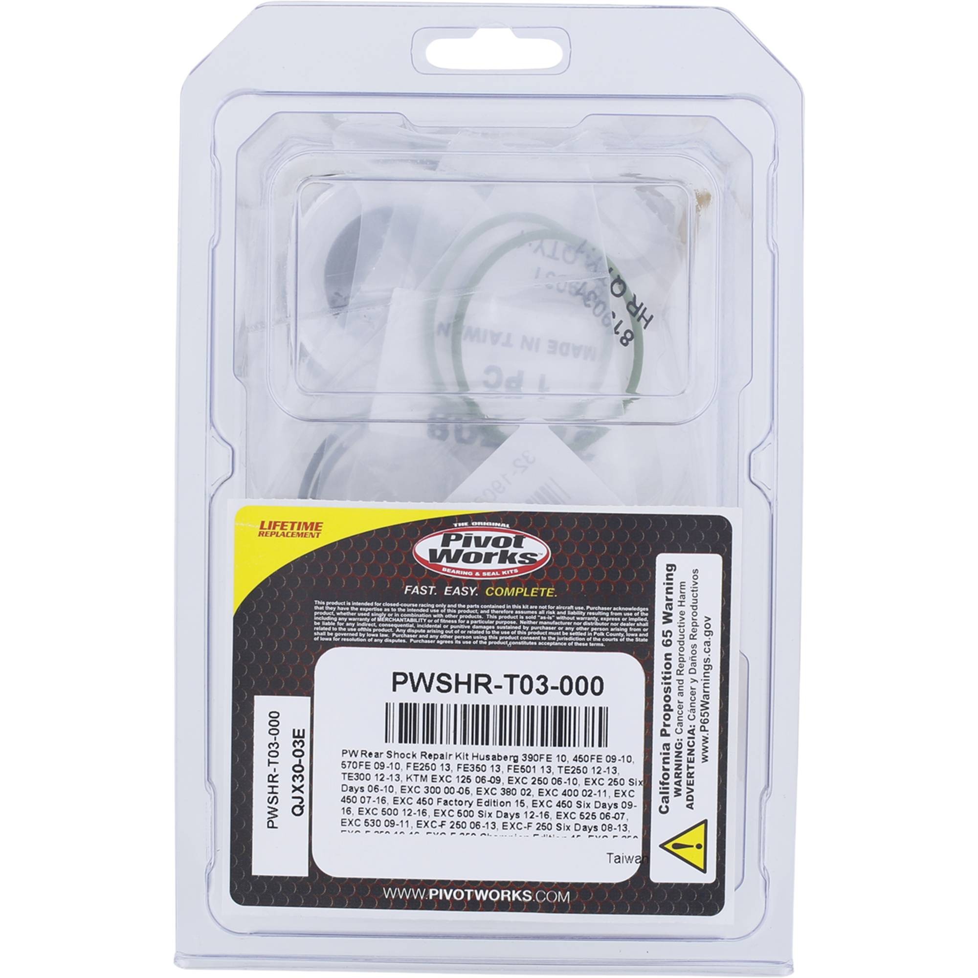 Pivot Works Shock Repair Kit PWSHR-T03-000 for Husaberg FE 250 2013