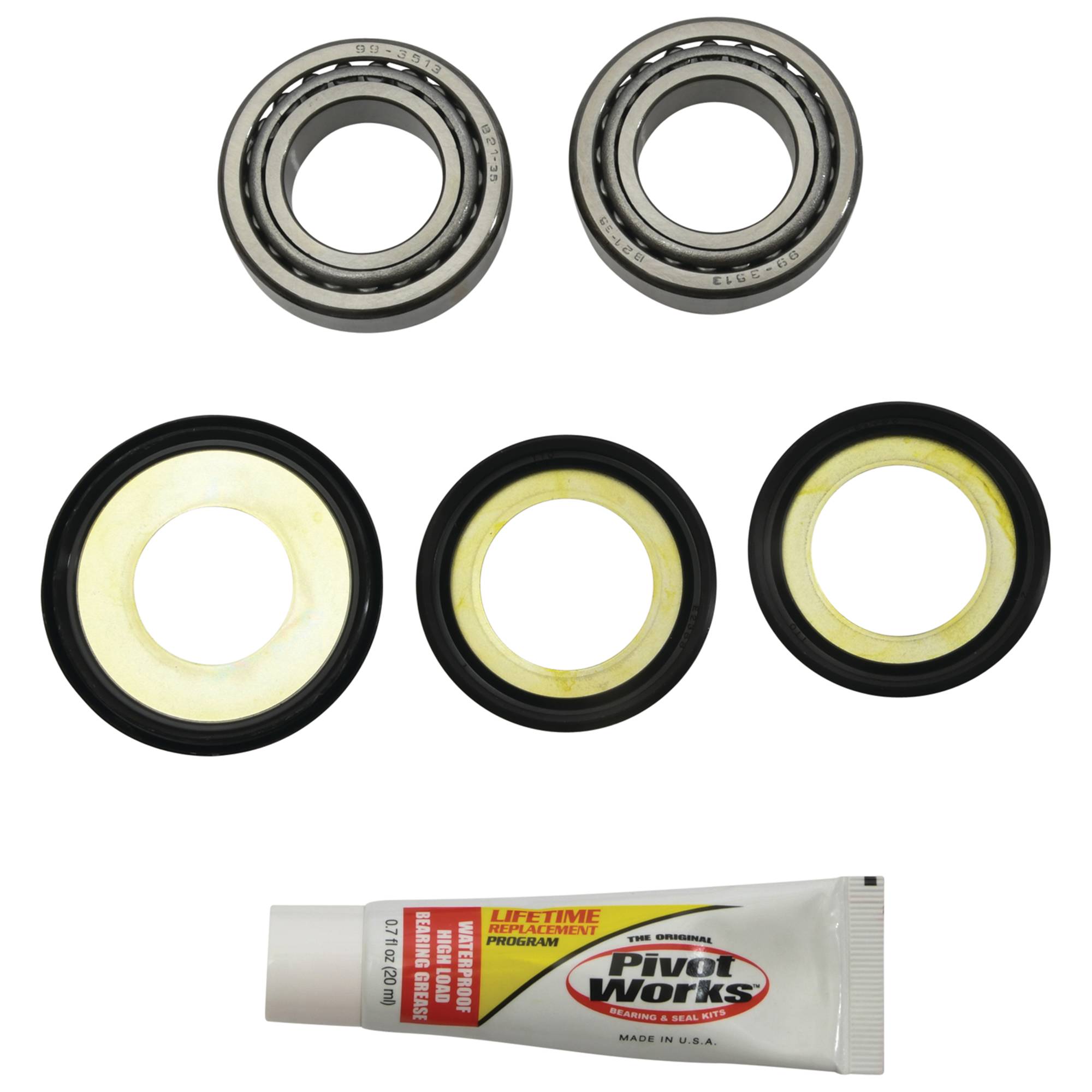 Pivot Works Steering Stem Bearing Kit PWSSK-Y02-021 for Yamaha YZ125 93-95