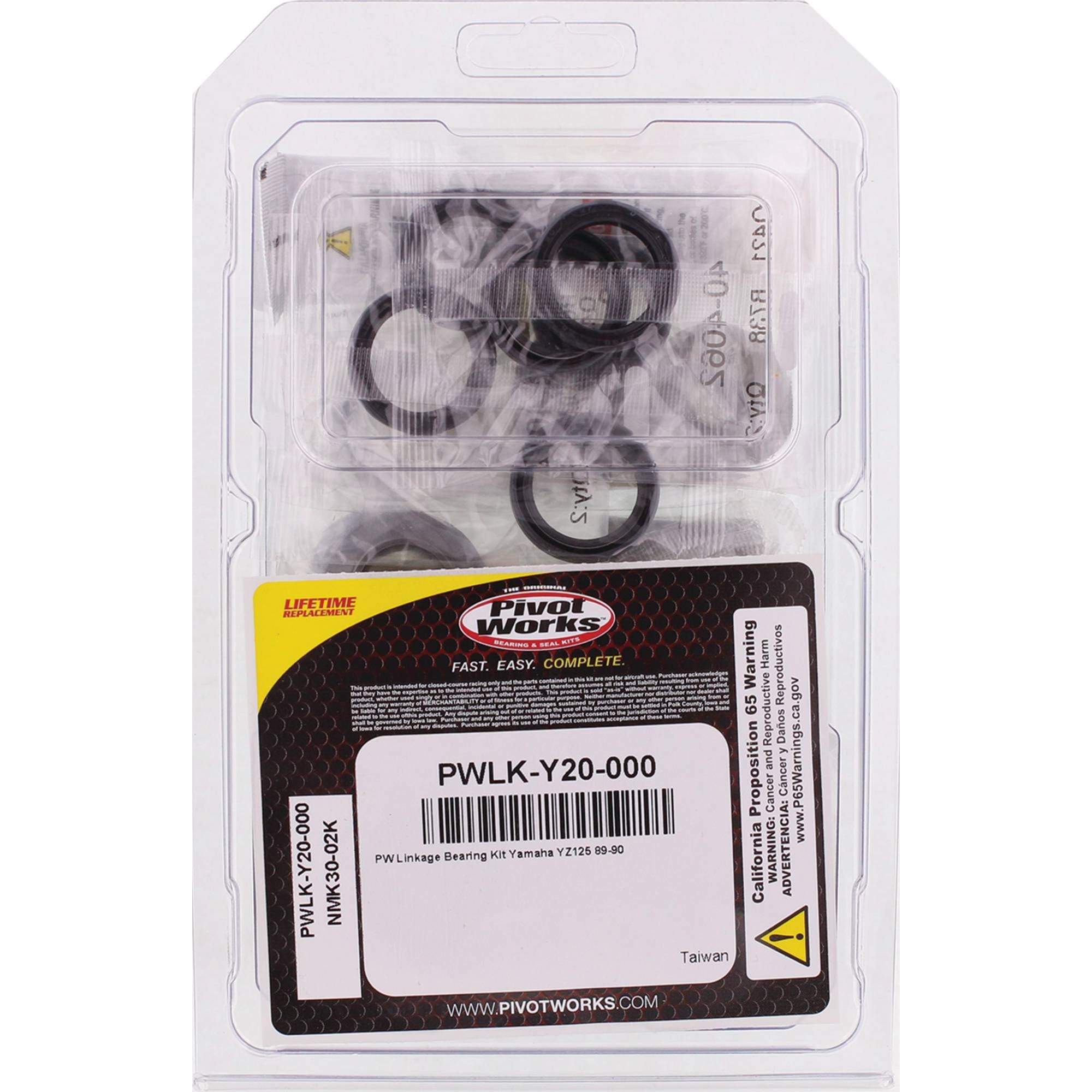 Pivot Works Linkage Rebuild Kit PWLK-Y20-000 for Yamaha YZ125 1989-1990