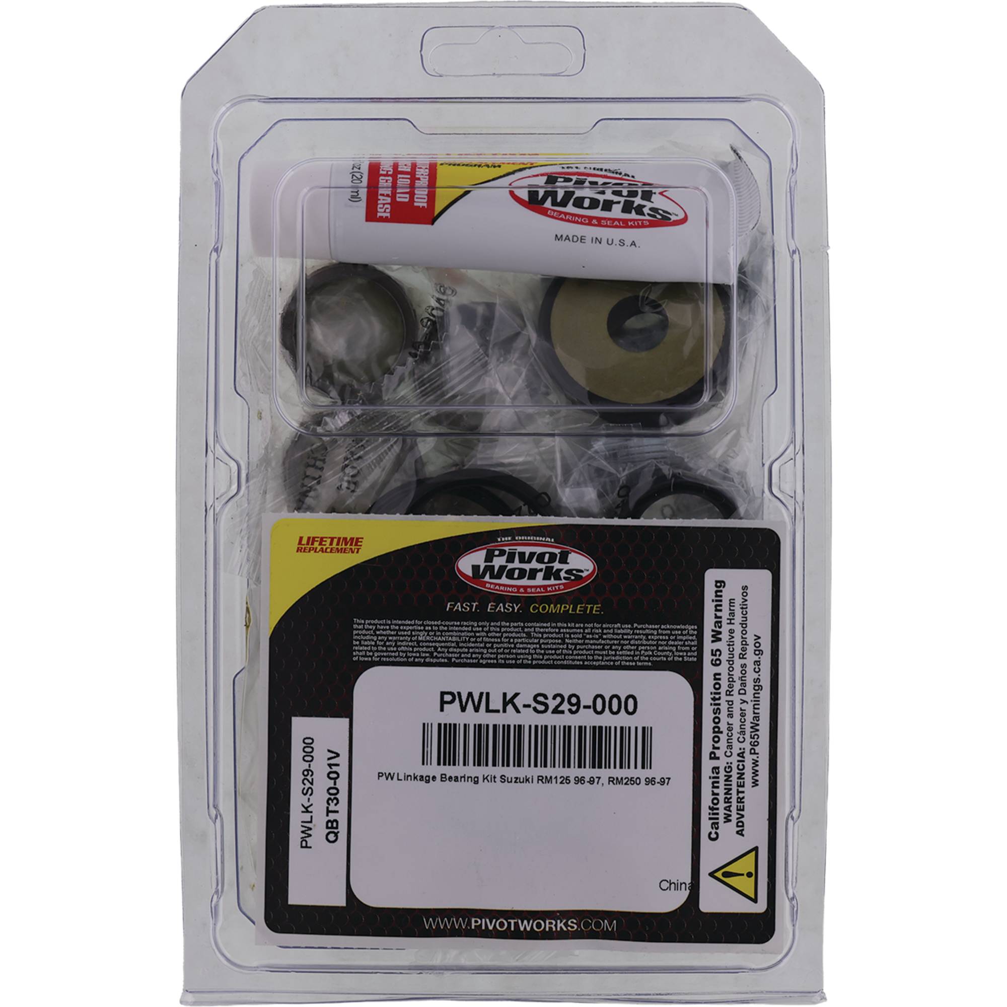 Pivot Works Linkage Rebuild Kit PWLK-S29-000 for Suzuki RM 125 1996-1997