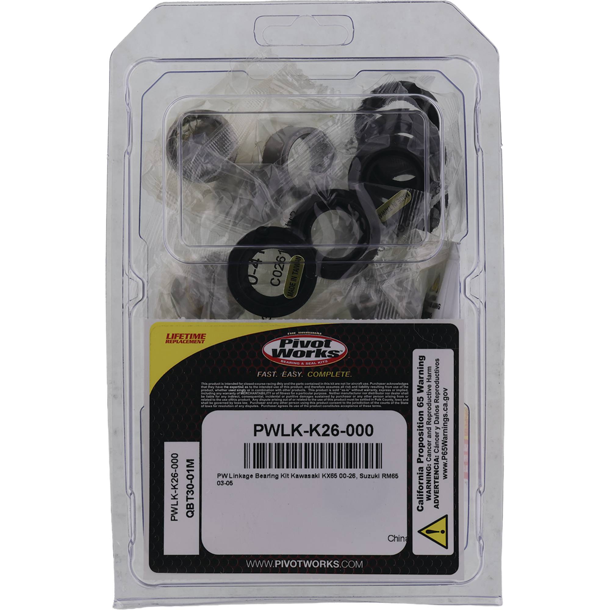 Pivot Works Linkage Rebuild Kit PWLK-K26-000 for Kawasaki KX 65 2000-2017