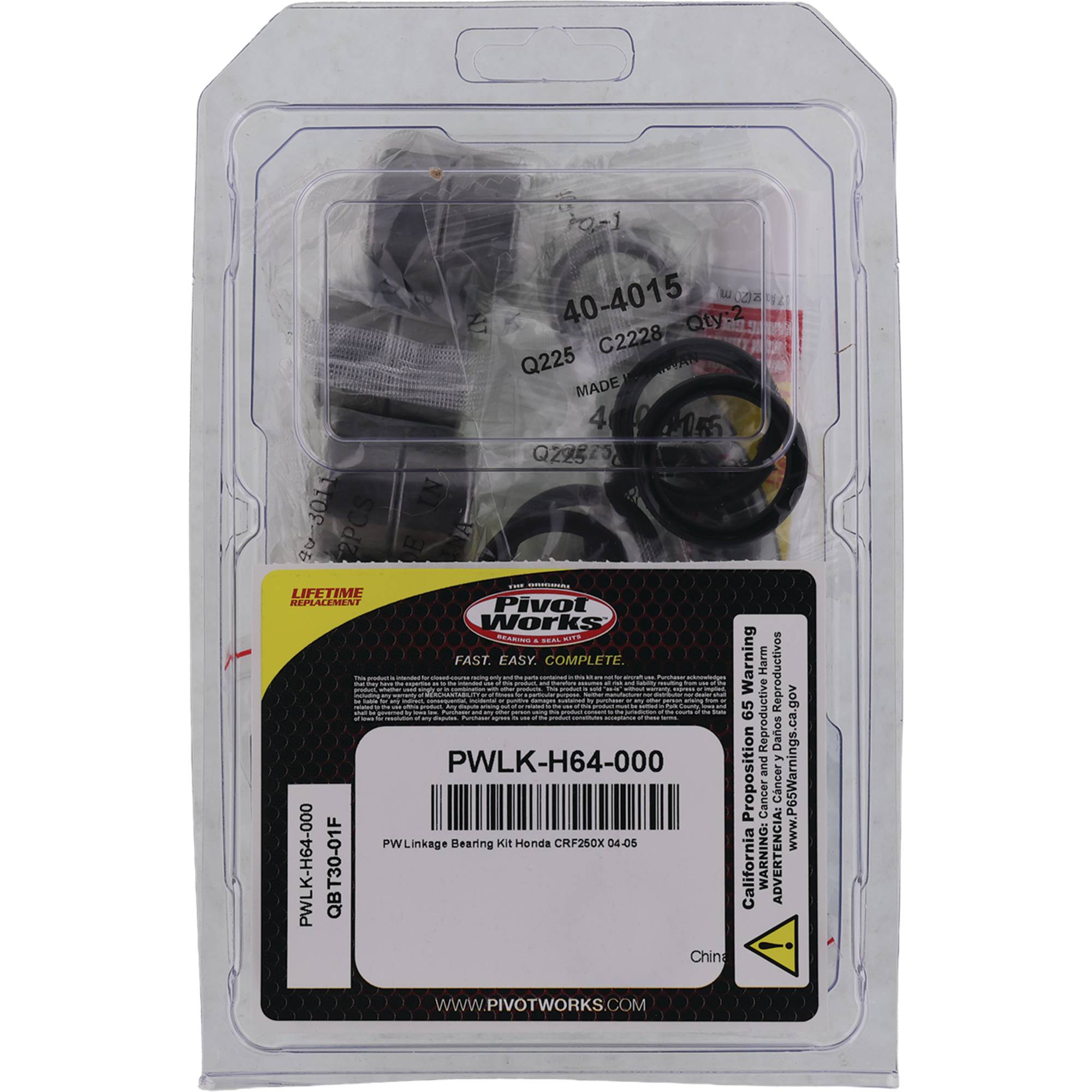 Pivot Works Linkage Rebuild Kit PWLK-H64-000 for Honda CRF 250 X 2004-2005