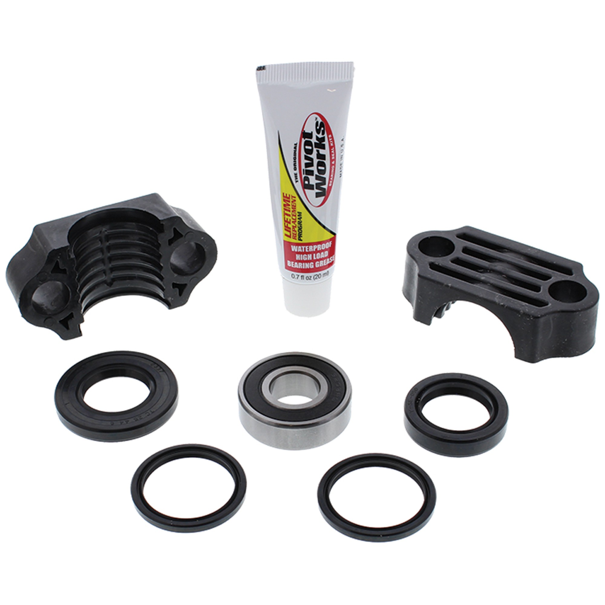 Pivot Works Steering Stem Bearing Kit for Yamaha YFM350 Grizzly IRS 10-11