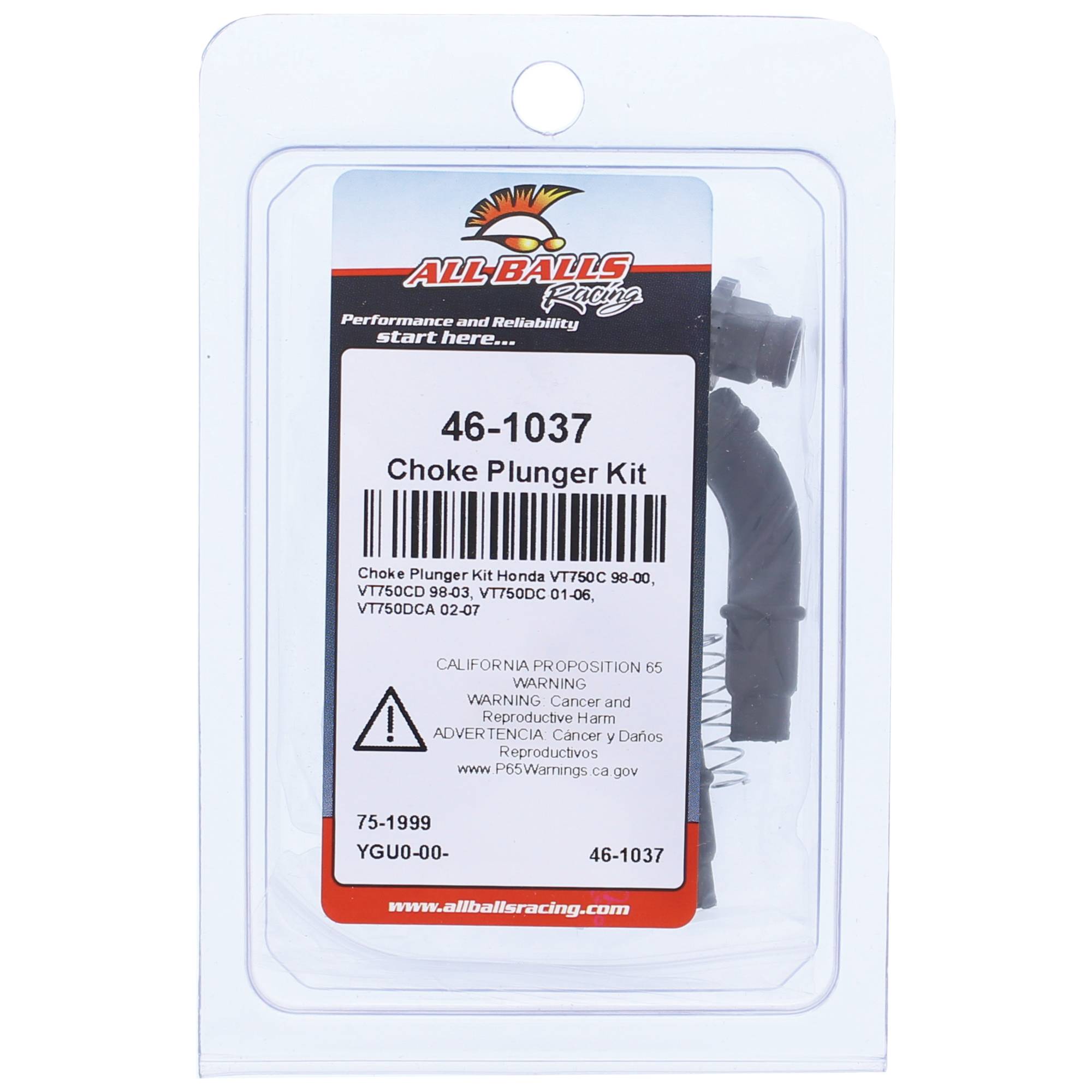 All Balls Choke Plunger Kit (46-1037) for Honda VT750CD 98 99 00 01 02 03