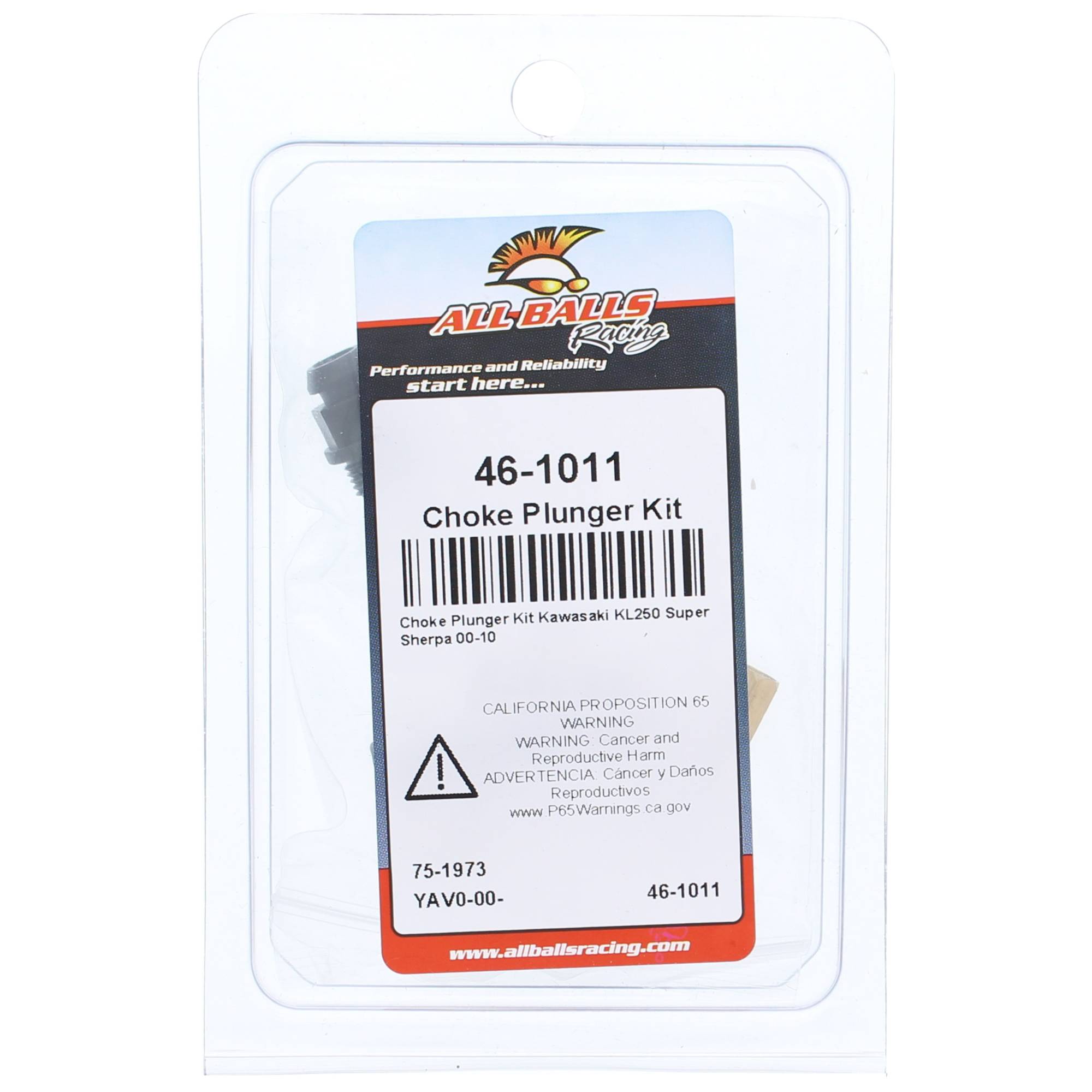 All Balls Choke Plunger Kit 46-1011 for Kawasaki KL250 Super Sherpa 00-04 09 10