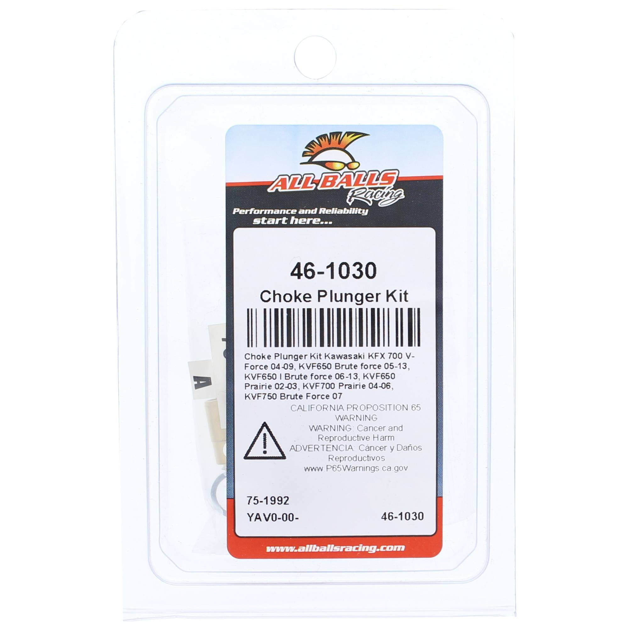 All Balls Choke Plunger Kit (46-1030) for Kawasaki KVF700 Prairie 04 05 06