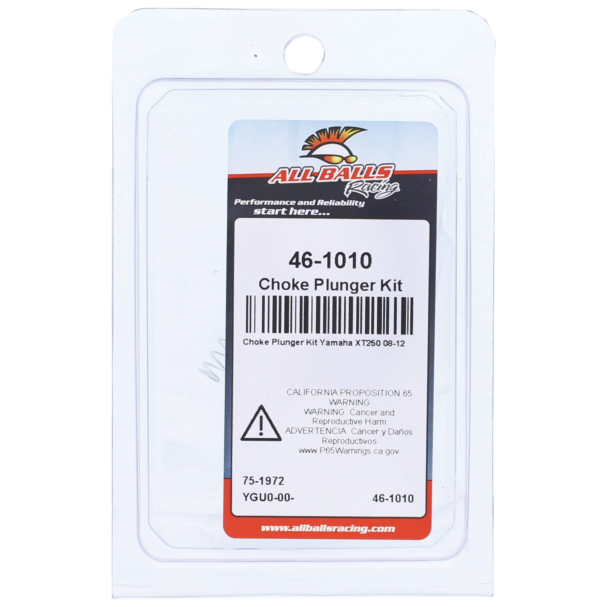 All Balls Choke Plunger Kit (46-1010) for Yamaha XT250 08 09 10 11 12