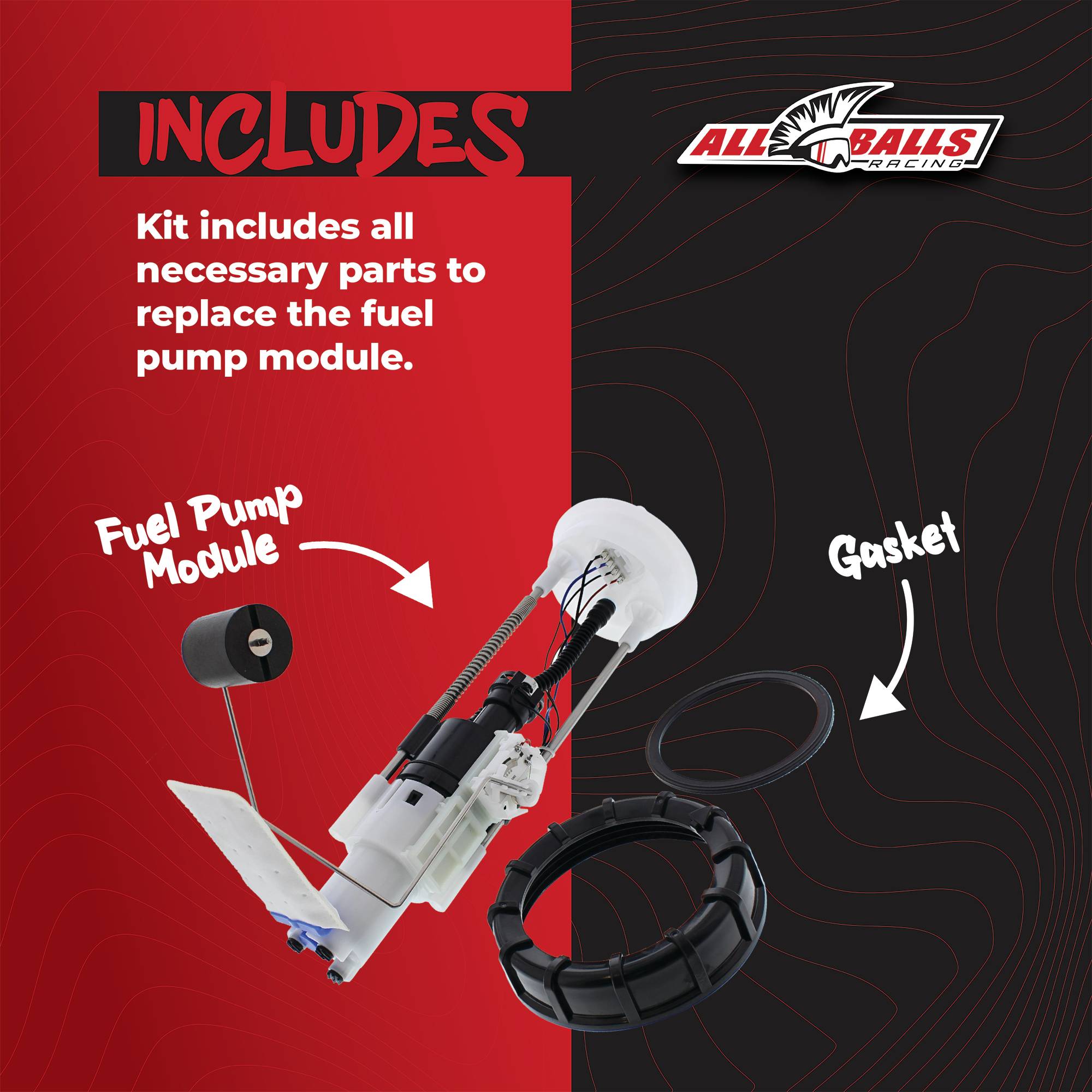 All Balls Fuel Pump Module (47-1010) for Polaris Ranger 570 Full Size Crew 15