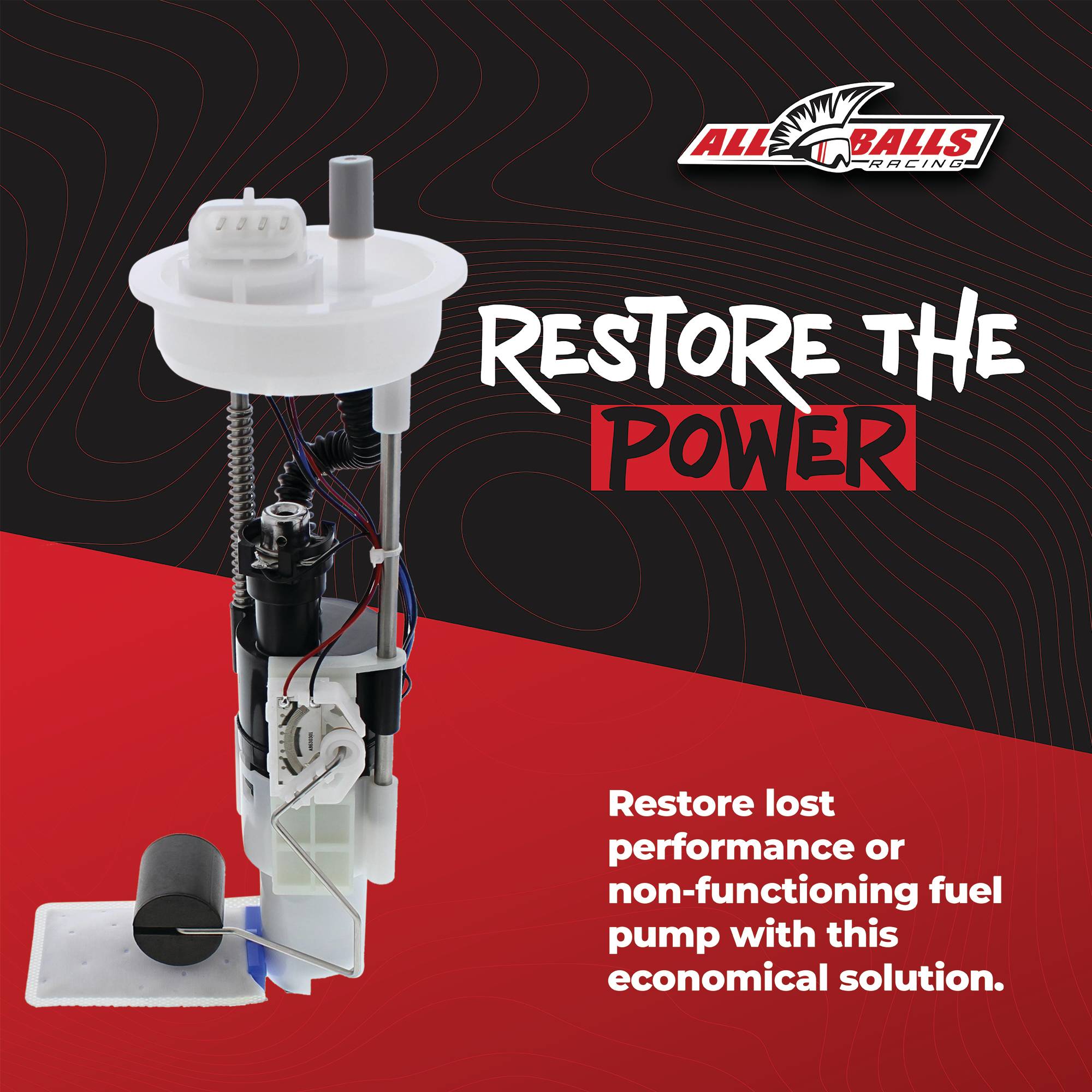 All Balls Fuel Pump Module 47-1011 for Polaris RZR 570 EFI 12 13, RZR 800 11-13
