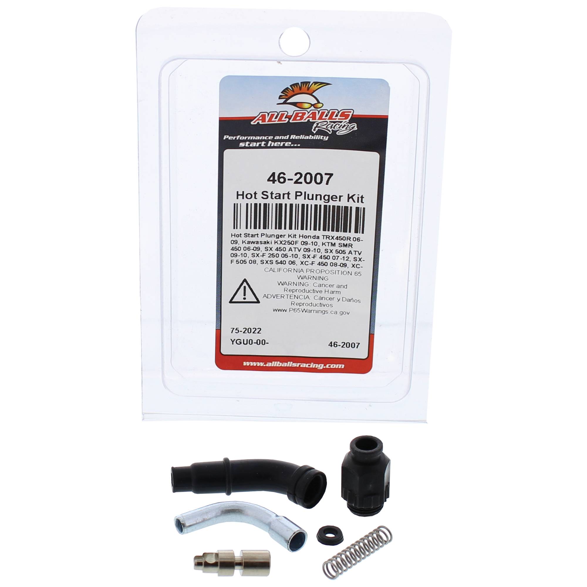 All Balls Hot Start Plunger Kit (46-2007) for Honda TRX450R 06 07 08 09