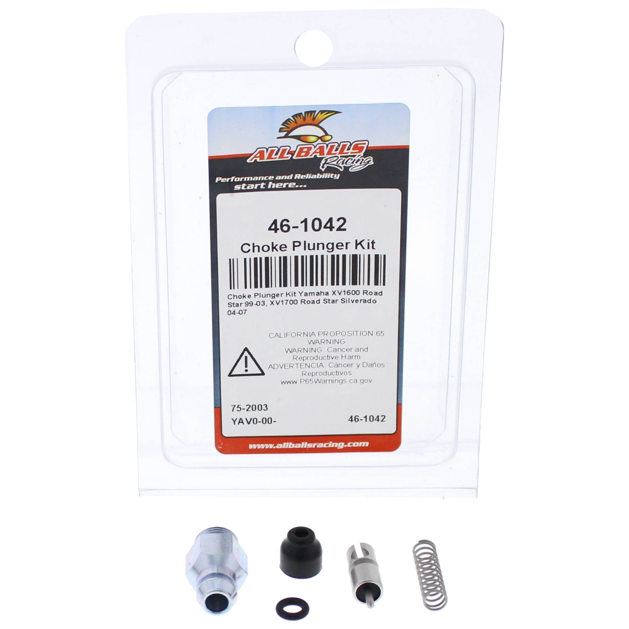 All Balls Choke Plunger Kit (46-1042) for Yamaha XV1700 Road Star Silverado