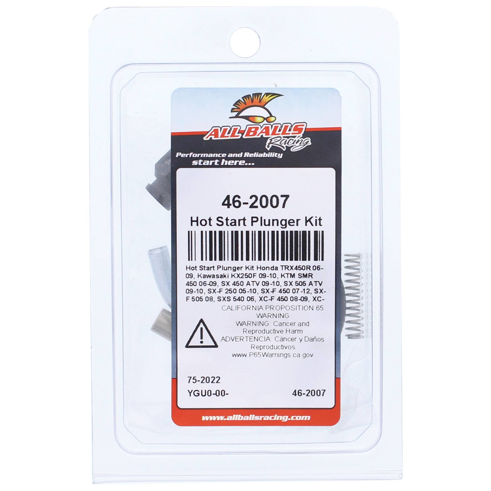 All Balls Hot Start Plunger Kit (46-2007) for KTM SX-F 505 08, XC-F 450 08 09