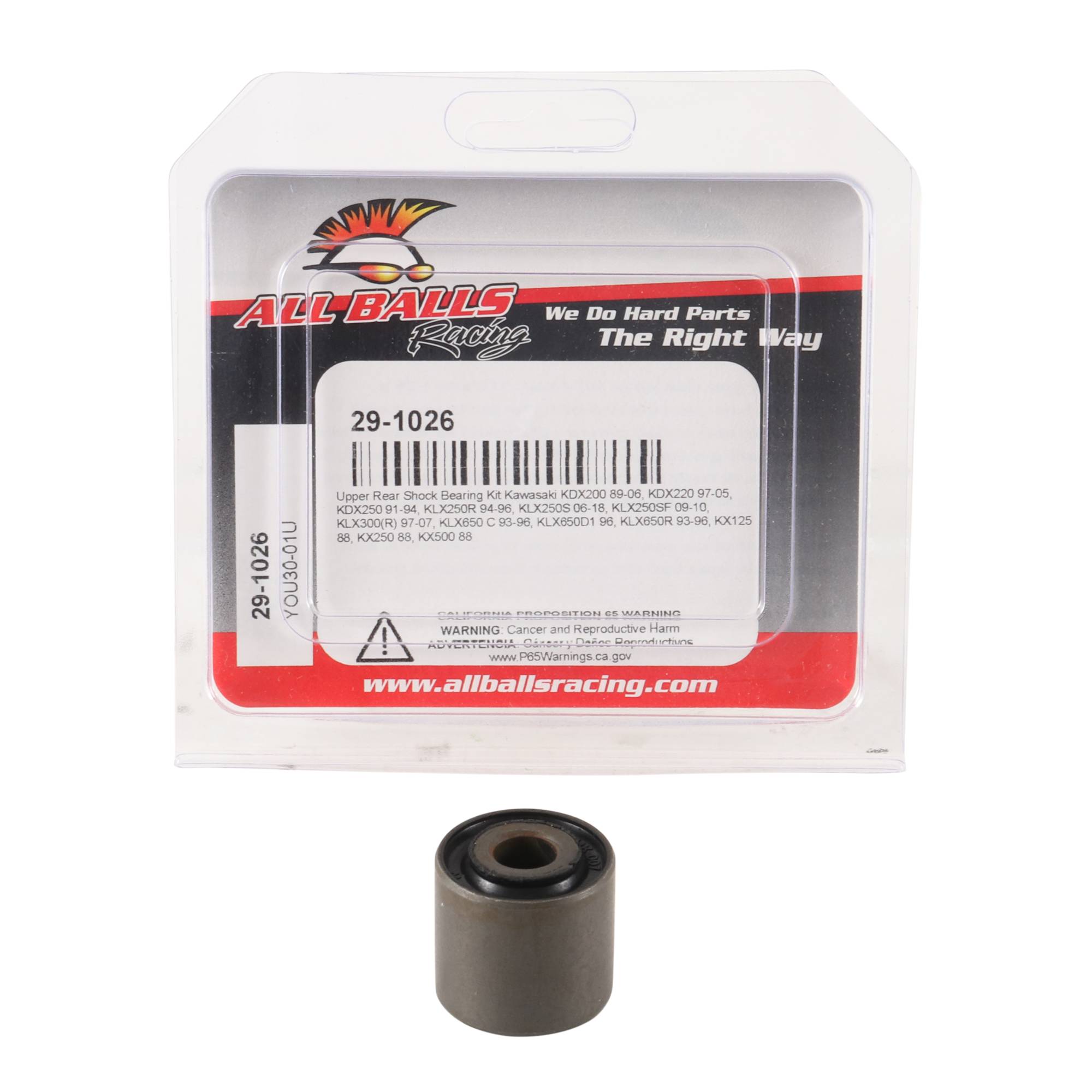 All Balls Rear Shock Bearing Kit 29-1026 for Kawasaki KDX200 89-06, KDX220 97-05