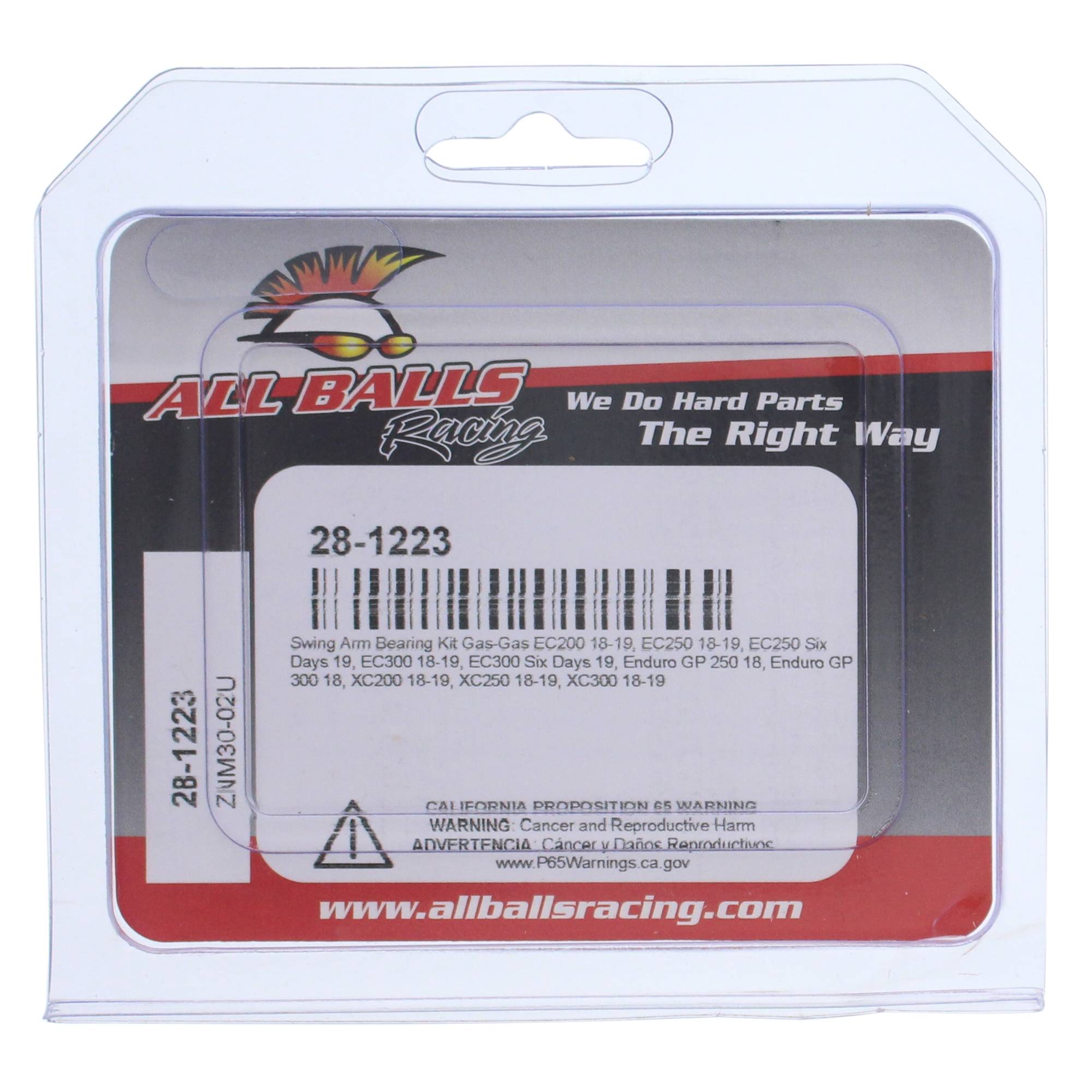 All Balls Swing Arm Bearing Kit (28-1223) for Gas-Gas EC250 Six Days 19