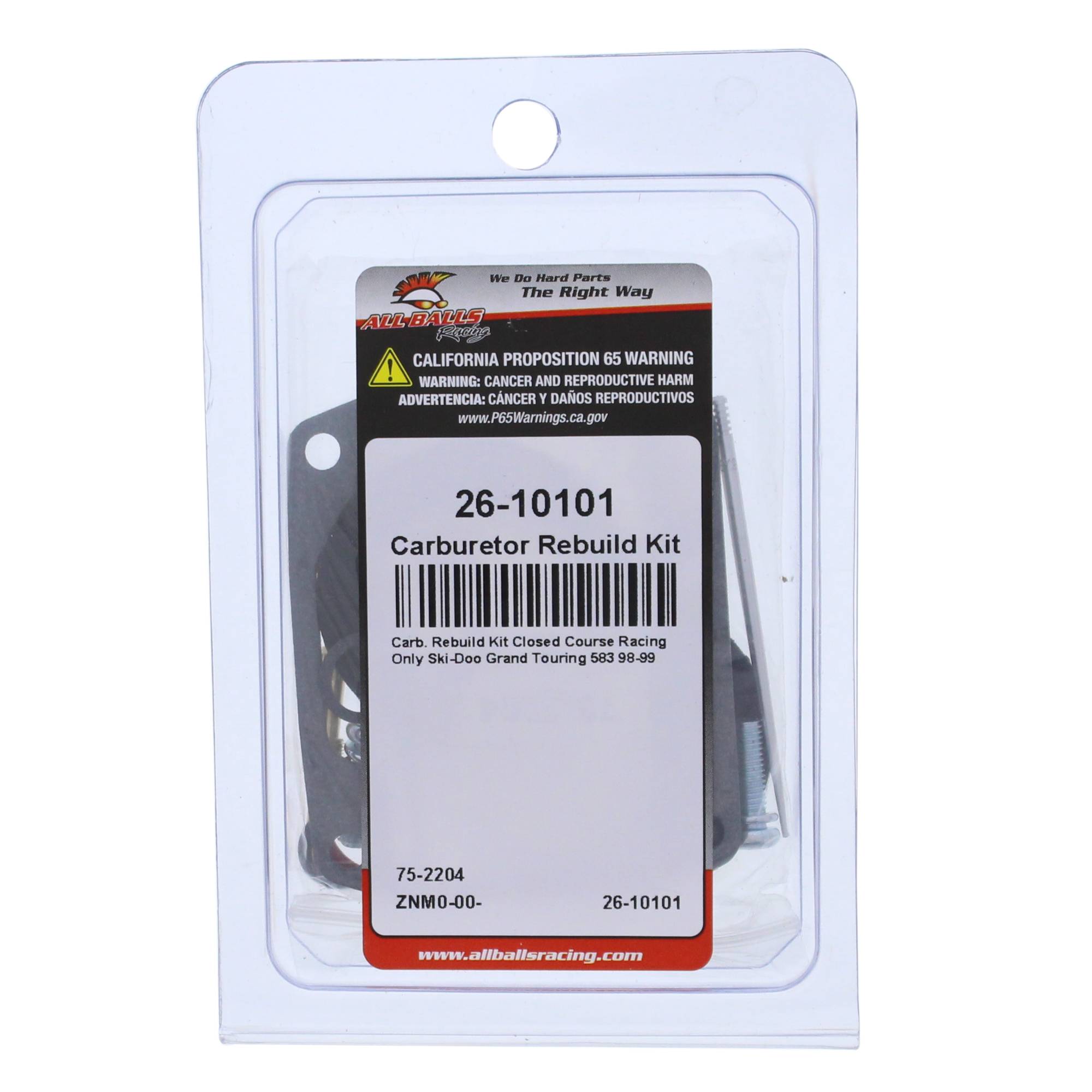 All Balls Carburetor Rebuild Kit (26-10101) for Ski-Doo Grand Touring 583 98 99