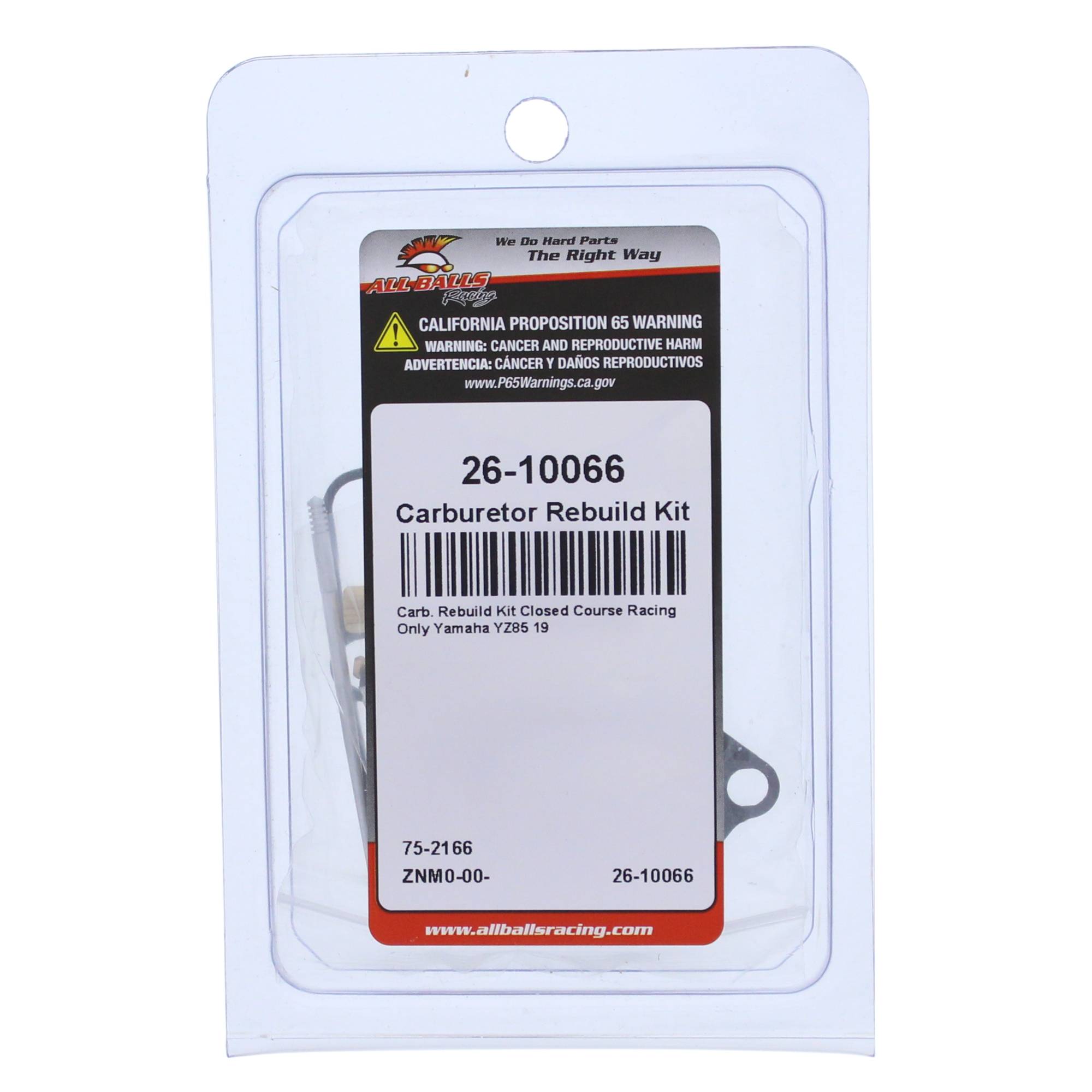 All Balls Carburetor Rebuild Kit (26-10066) for Yamaha YZ85 19