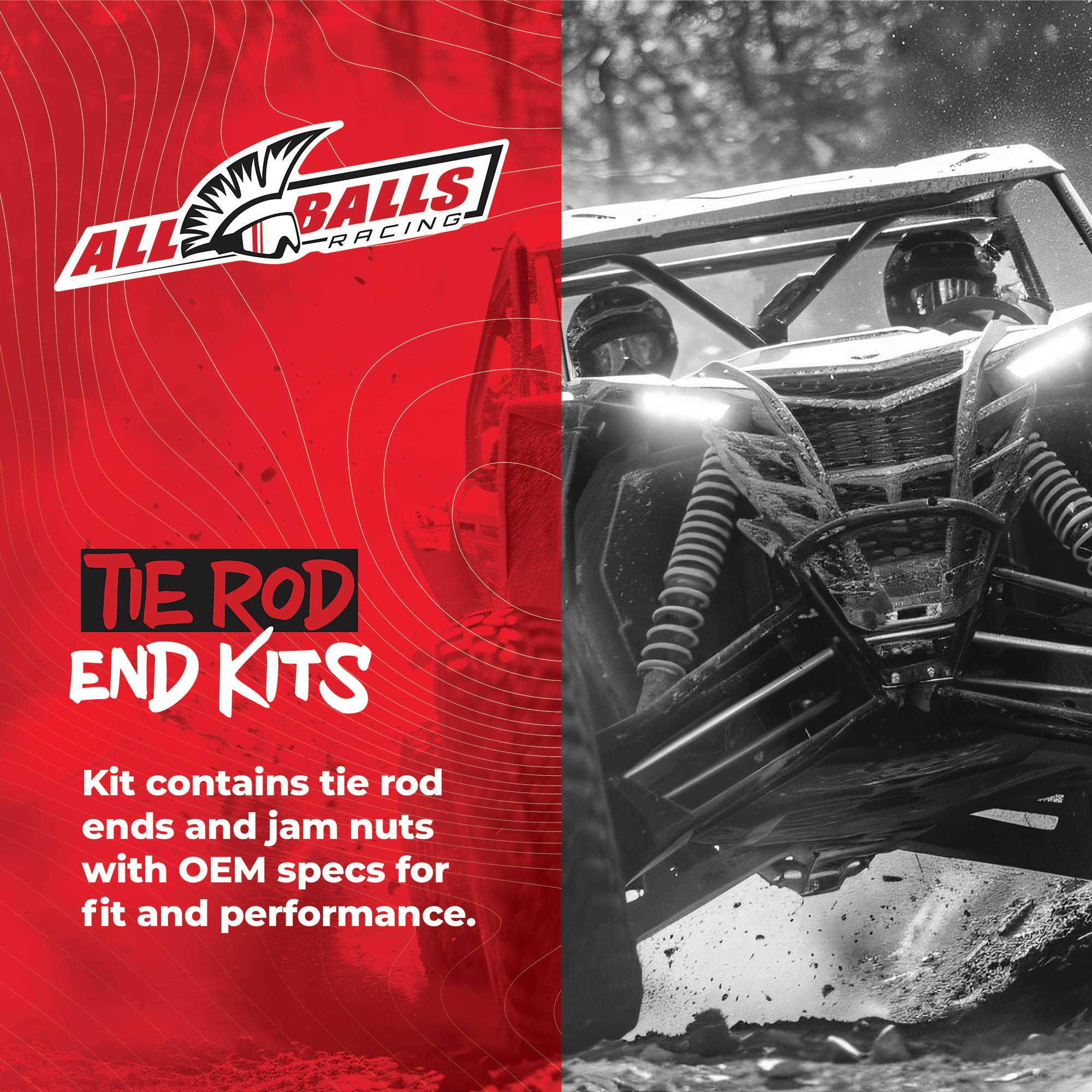 All Balls Tie Rod End Kit (51-1078) for Can-Am Maverick Sport MAX 1000R DPS 19