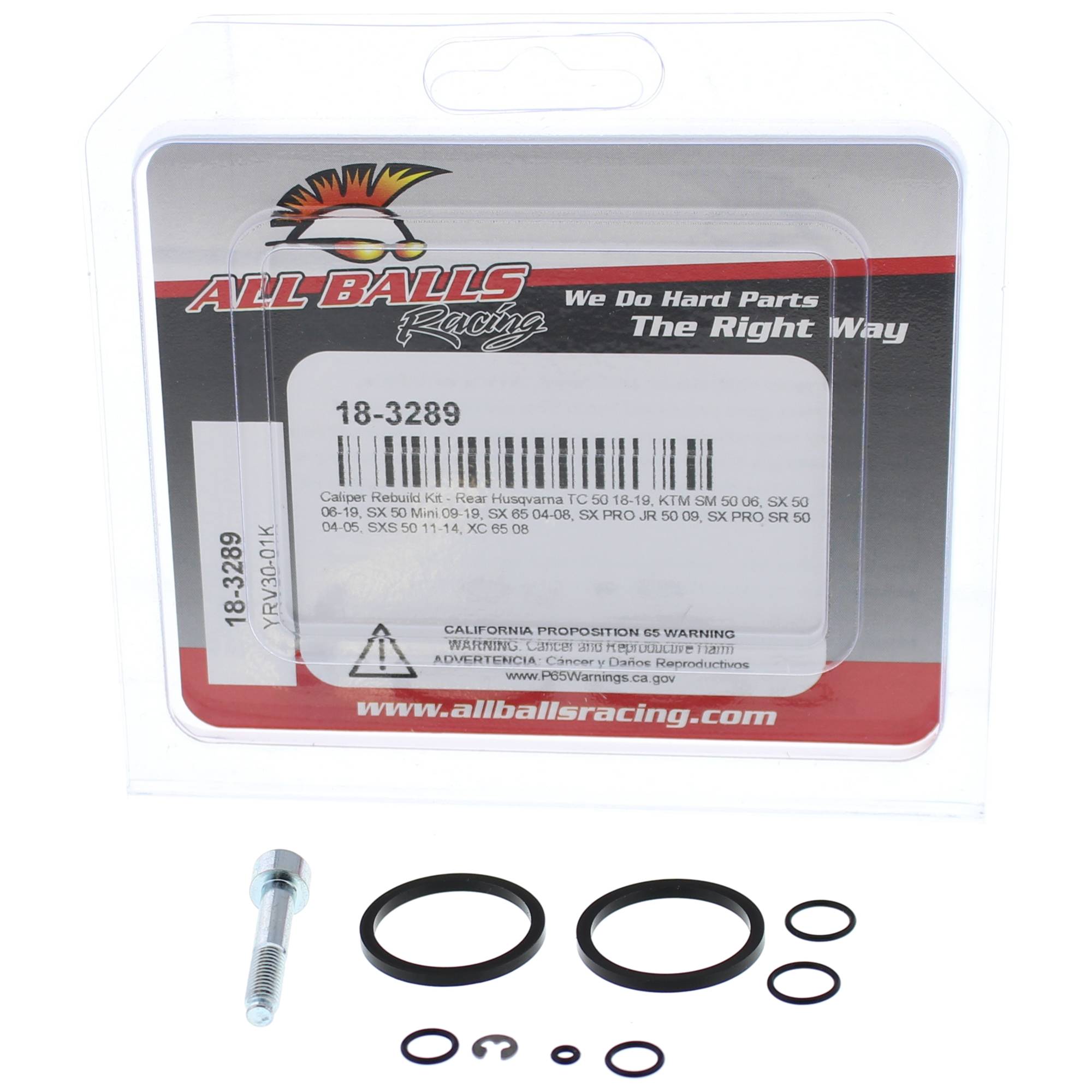 All Balls Caliper Rebuild Kit (18-3289) for KTM SX PRO SR 50 04 05