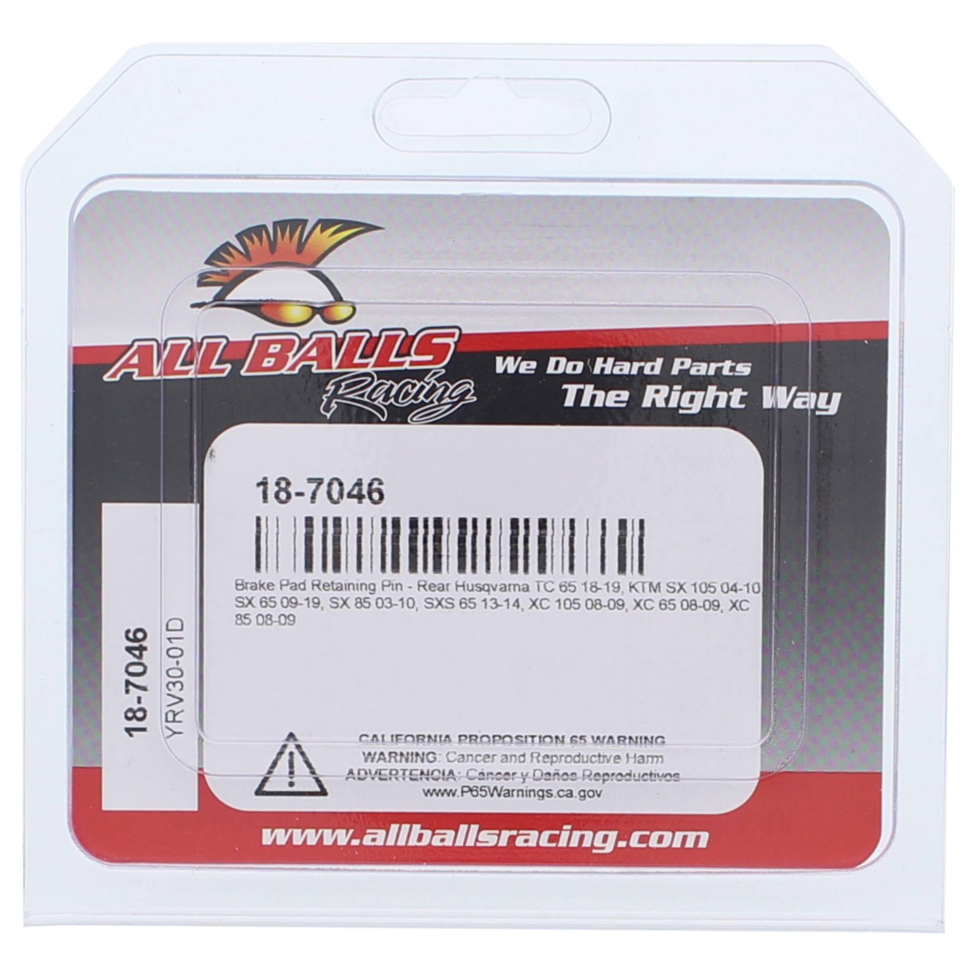 All Balls Caliper Bolt Kit (18-7046) for KTM SX 85 03-10, SXS 65 13 14