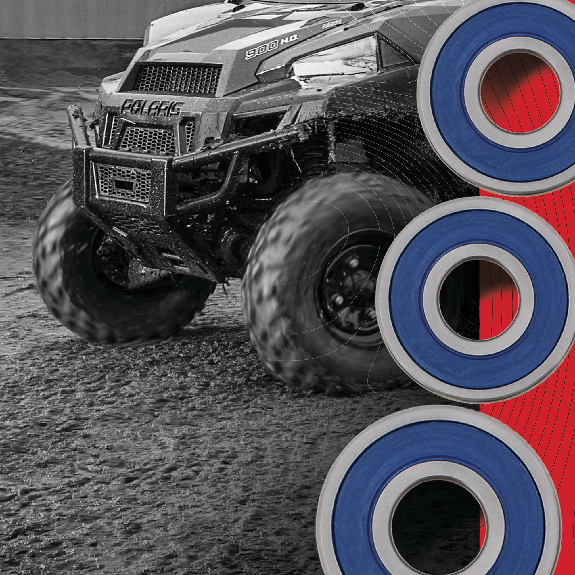 All Balls Wheel Bearing Kit (25-1770) for Yamaha BOLT R-SPEC 14 15 16 17 18 19