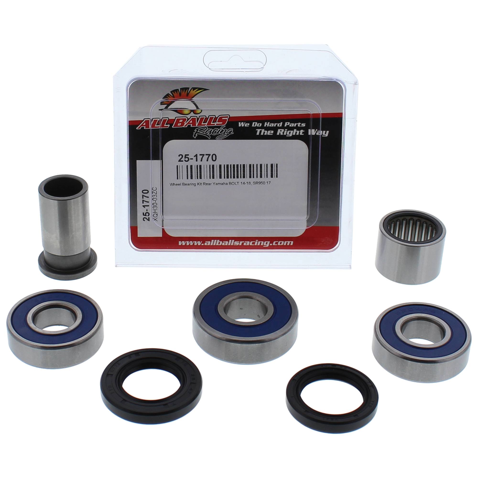 All Balls Wheel Bearing Kit (25-1770) for Yamaha BOLT C-SPEC 15 16