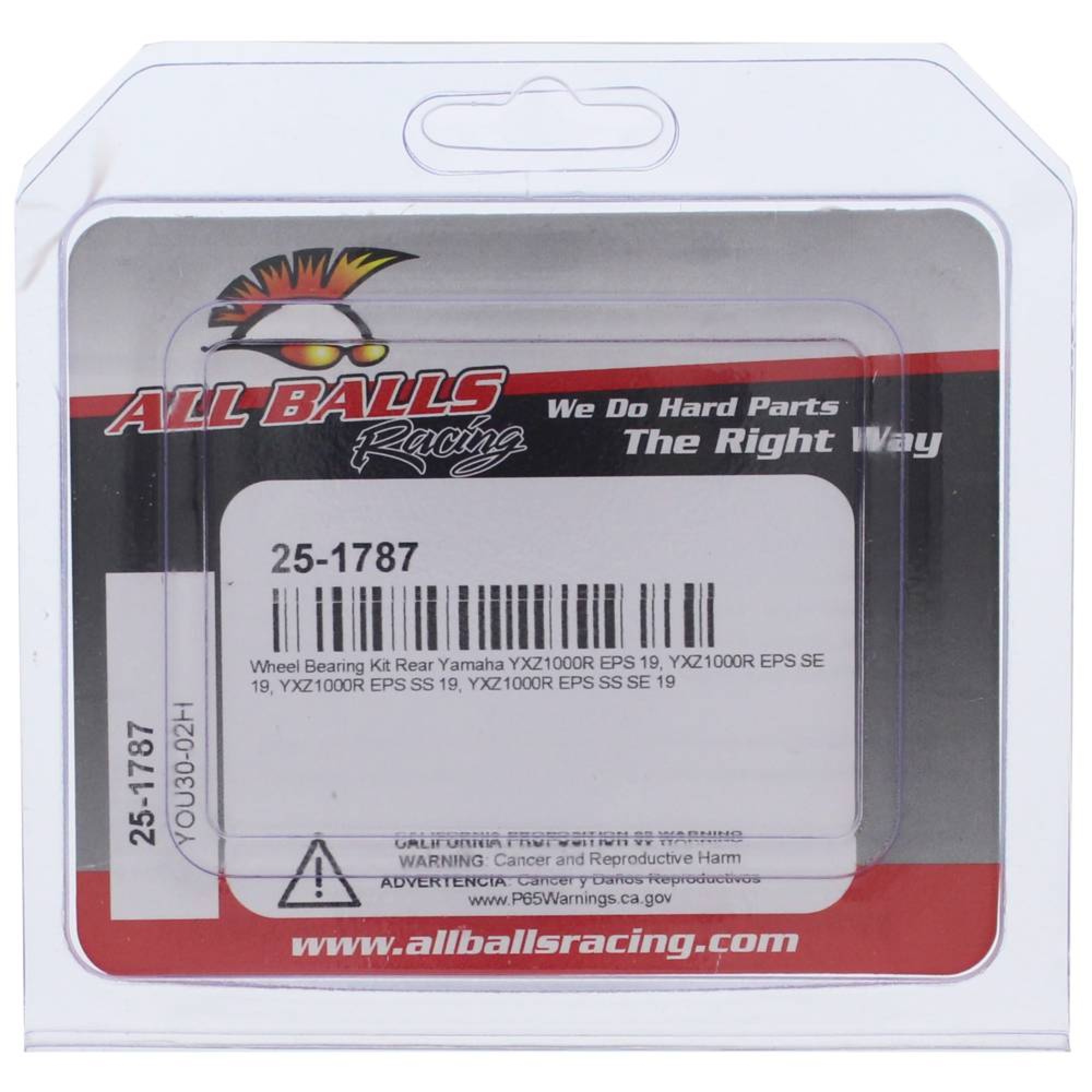 All Balls Wheel Bearing Kit 25-1787 for Yamaha YXZ1000R EPS, YXZ1000R EPS SE 19