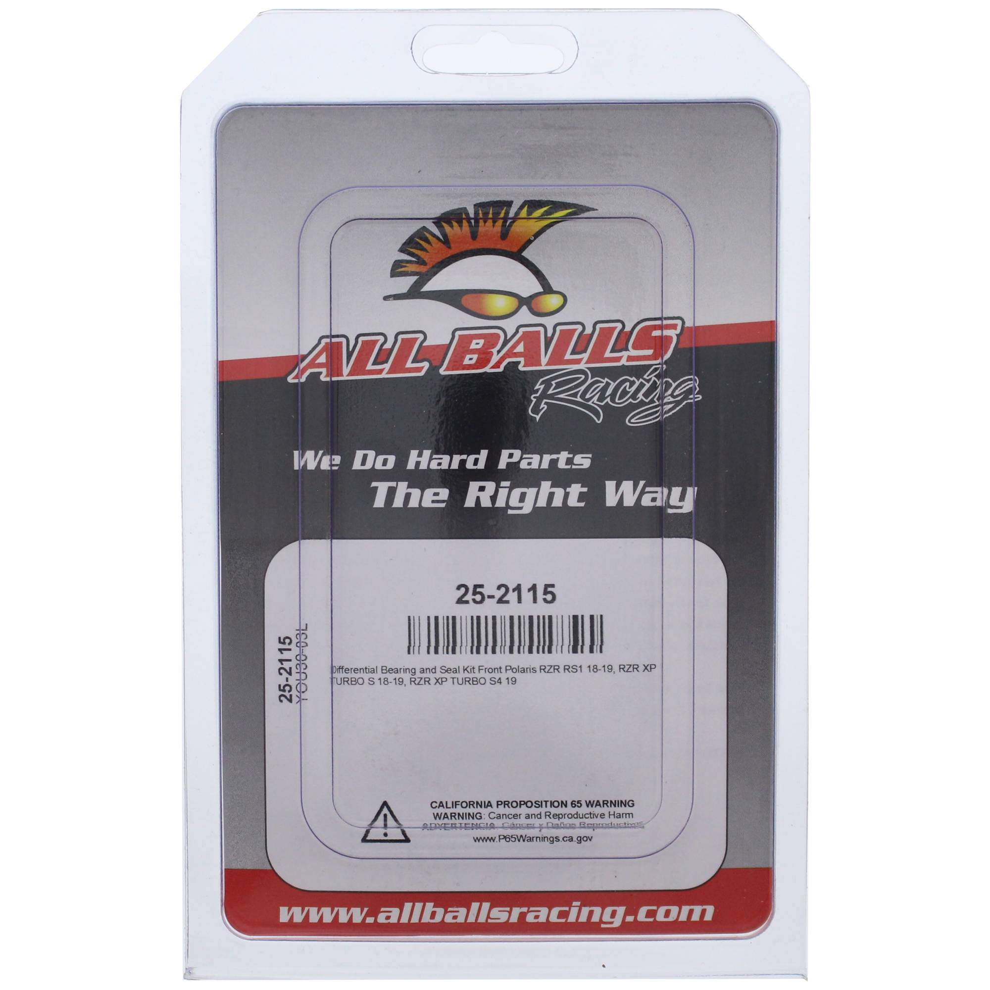 All Balls Differential Kit (25-2115) for Polaris RZR XP TURBO S 18 19