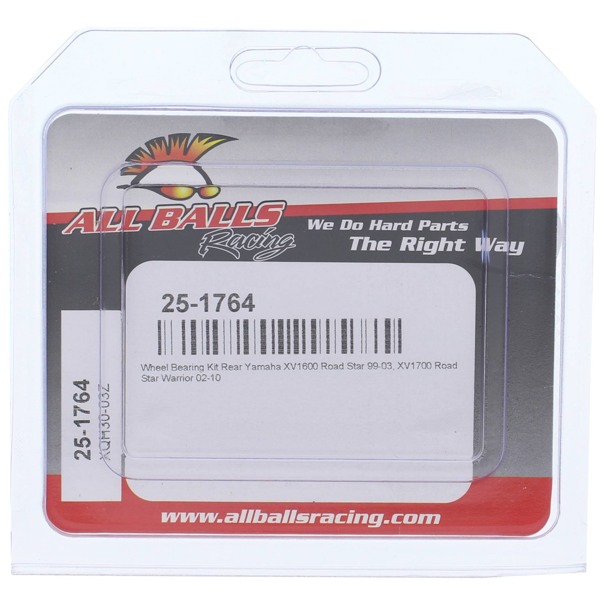 All Balls Wheel Bearing Kit (25-1764) for Yamaha XV1700 Road Star Warrior 02-10