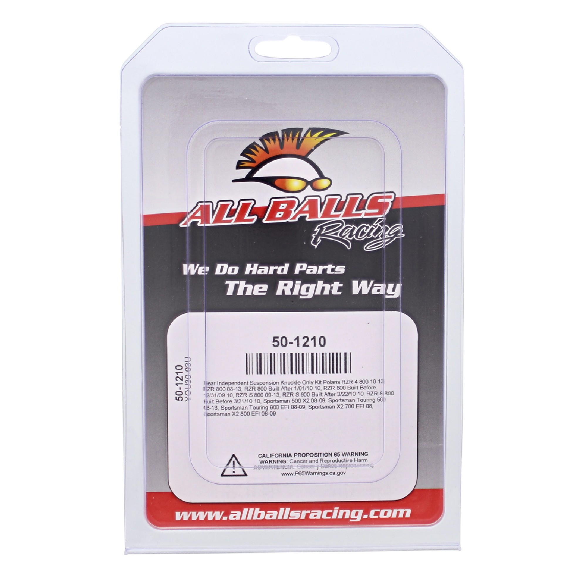 All Balls Rear Independent Knuckle Side Kit 50-1210 for Polaris Sportsman 500 X2