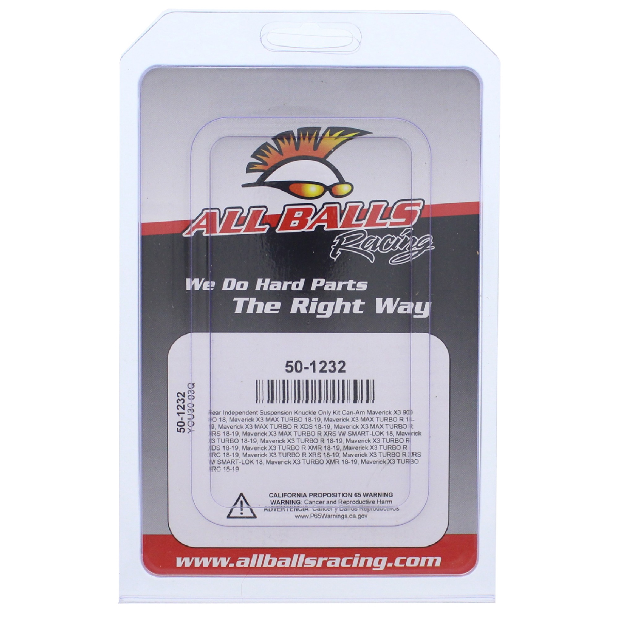 All Balls Rear Independent Knuckle Side Kit 50-1232 for Can-Am Maverick X3 TURBO