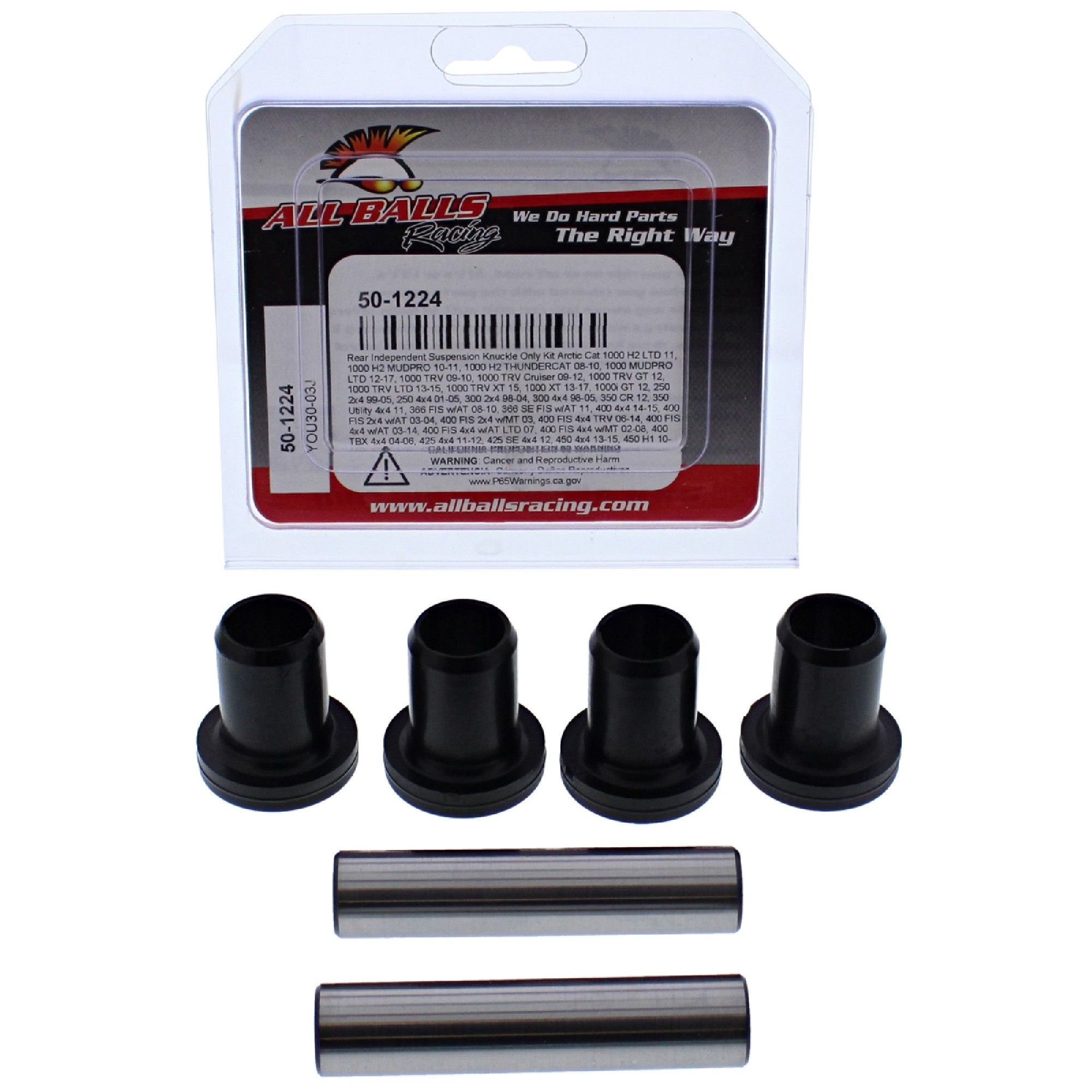 All Balls Rear Independent Knuckle Side Kit (50-1224) for Arctic Cat 700 XR 15