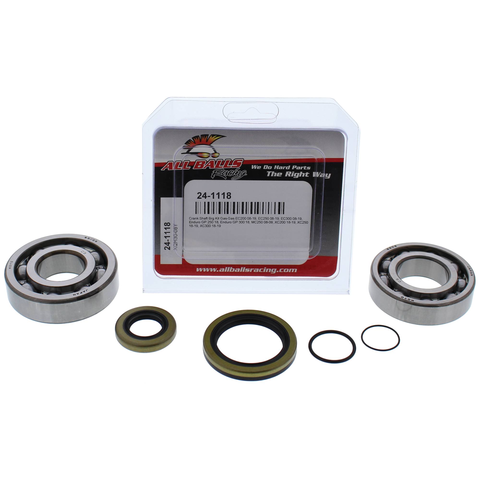 All Balls Crank Bearing and Seal Kit (24-1118) for Gas-Gas Enduro GP 300 18