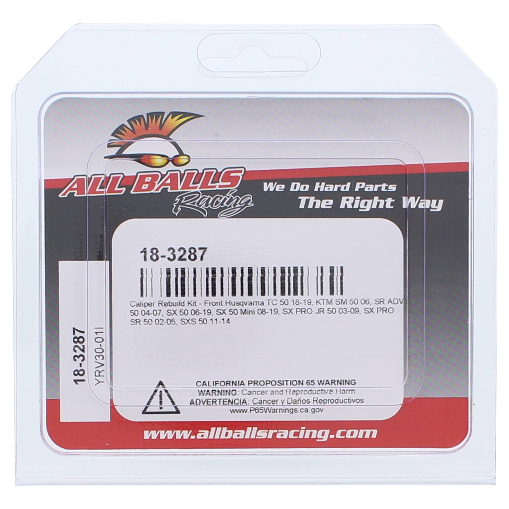 All Balls Caliper Rebuild Kit (18-3287) for KTM SXS 50 11 12 13 14