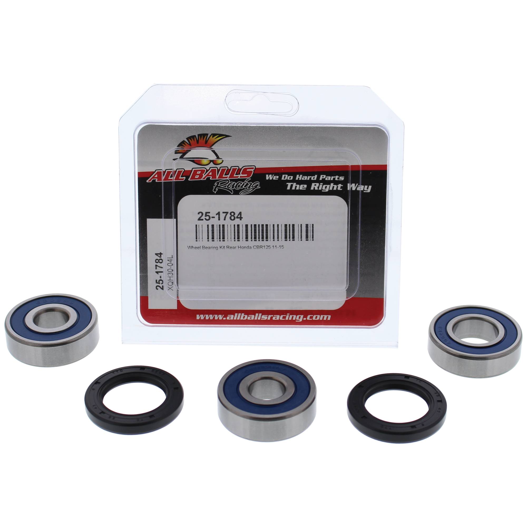 All Balls Wheel Bearing Kit (25-1784) for Honda CBR125 11 12 13 14 15