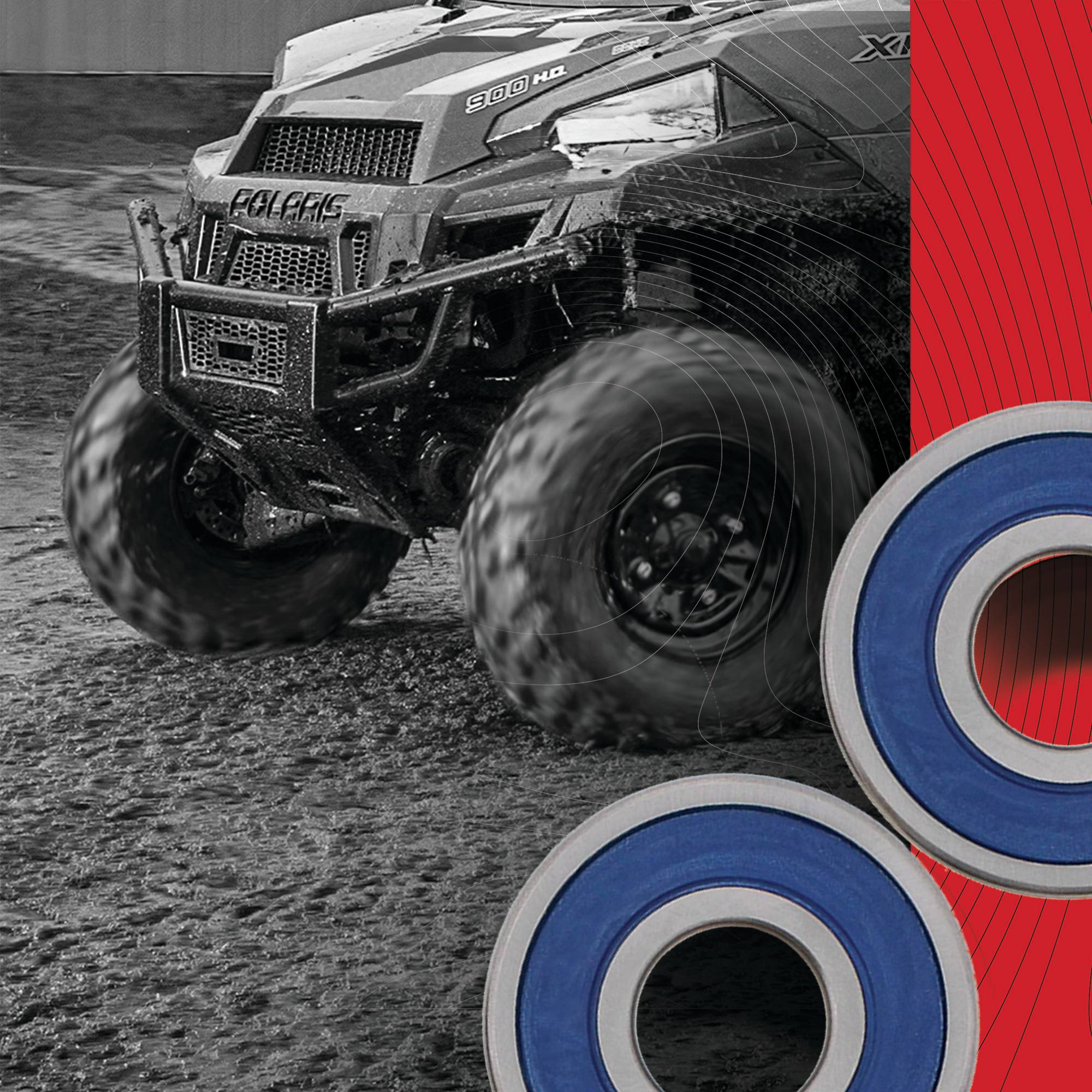 All Balls Wheel Bearing Kit (25-1773) for Yamaha XVS1300 V STAR 07-17